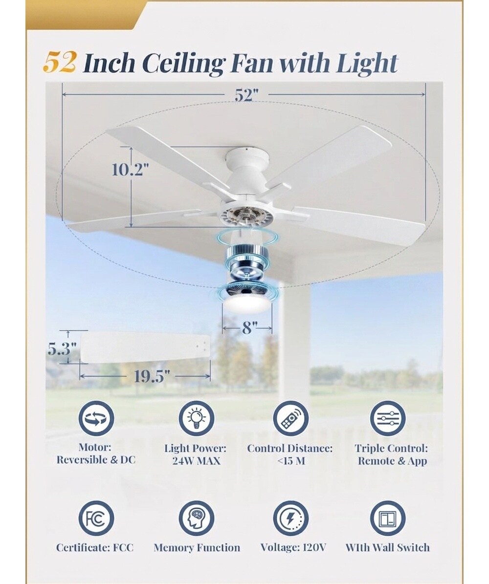Oyezvary LOZ1427E93 Ceiling-Fans - View #6