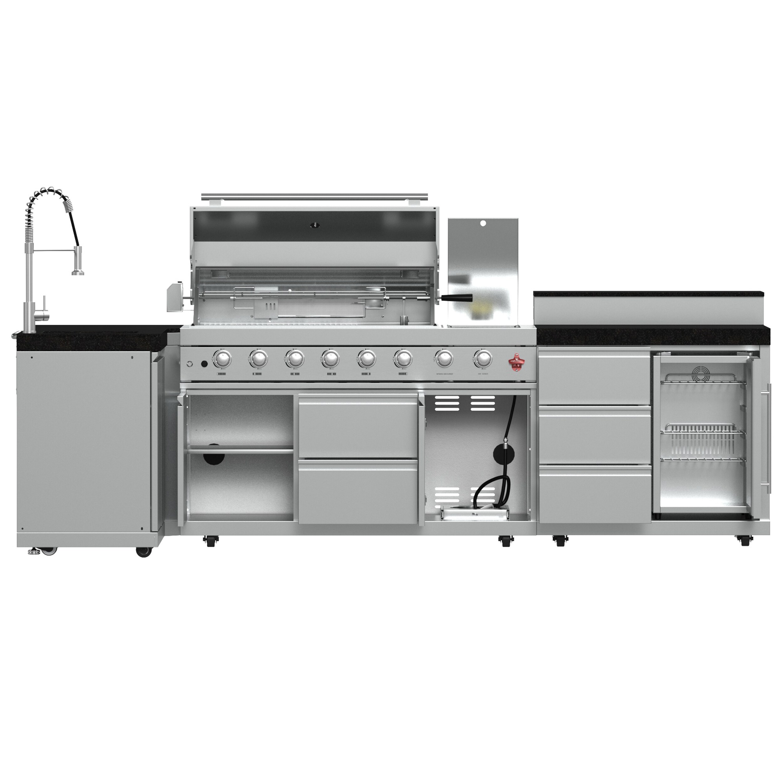 FORNO FODKT2520BLK Modular-Outdoor-Kitchens - View #2