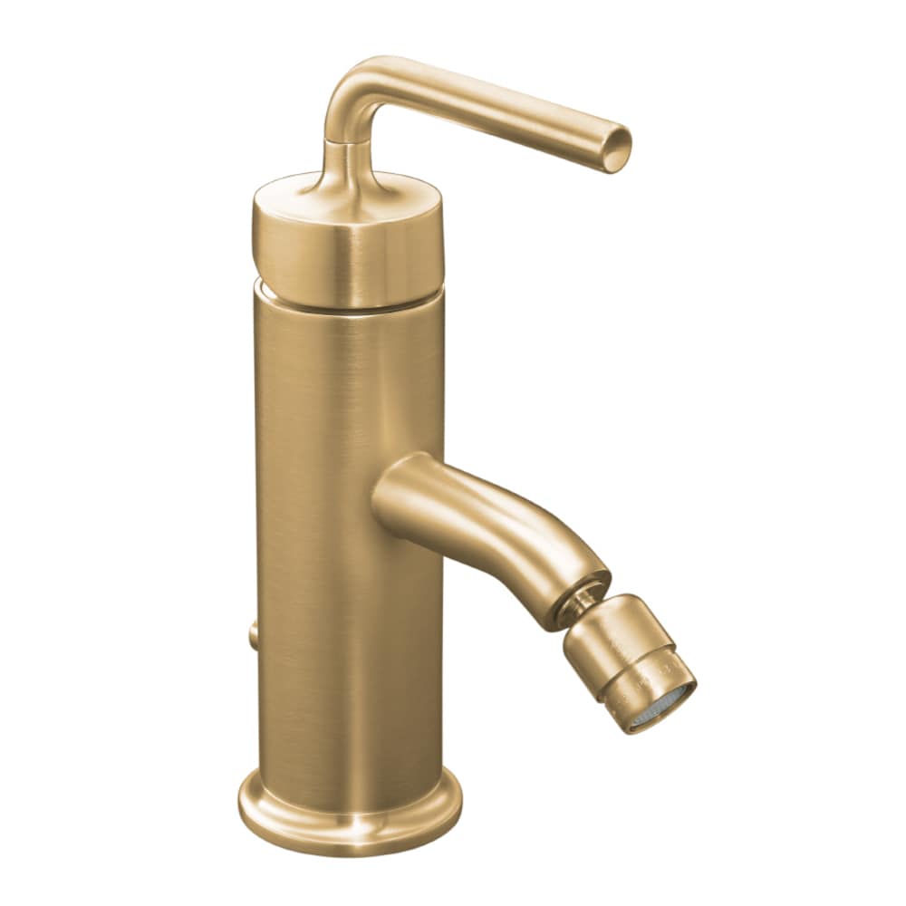 Kohler Purist Vibrant Brushed Bronze Vertical Spray In The Bidet Faucets Department At 8536