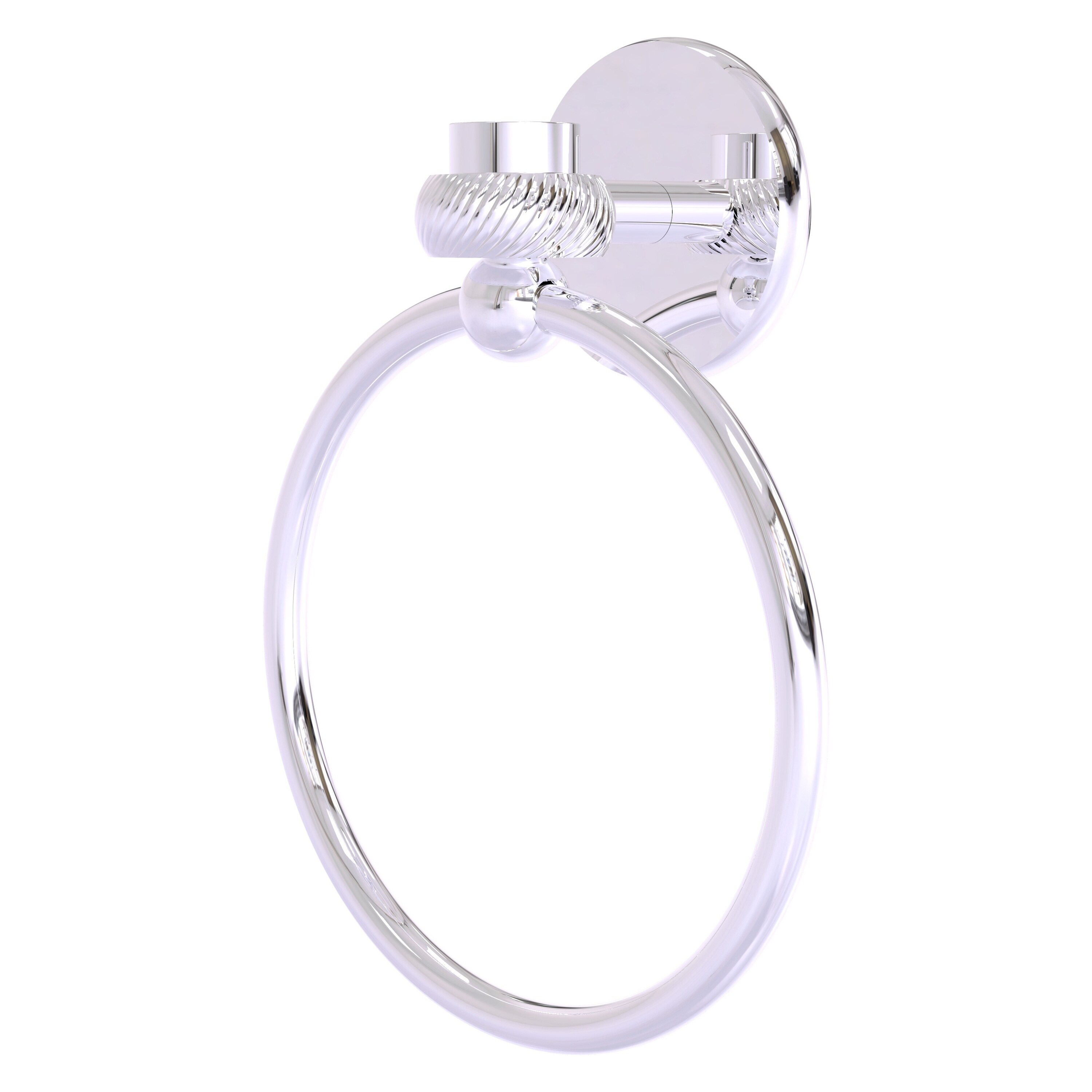 Allied Brass 7116T-PC Satellite Orbit One Polished Chrome Wall mount Single Towel Ring