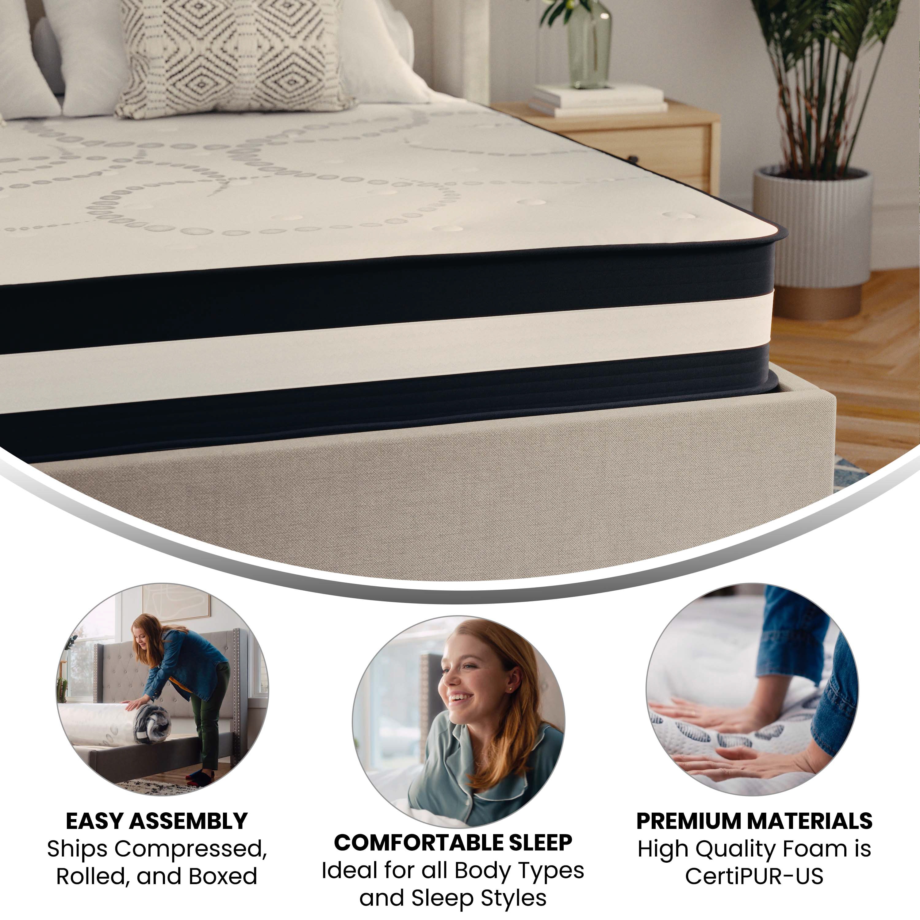 Flash Furniture 889142226673 Mattresses-Boxsprings - View #4