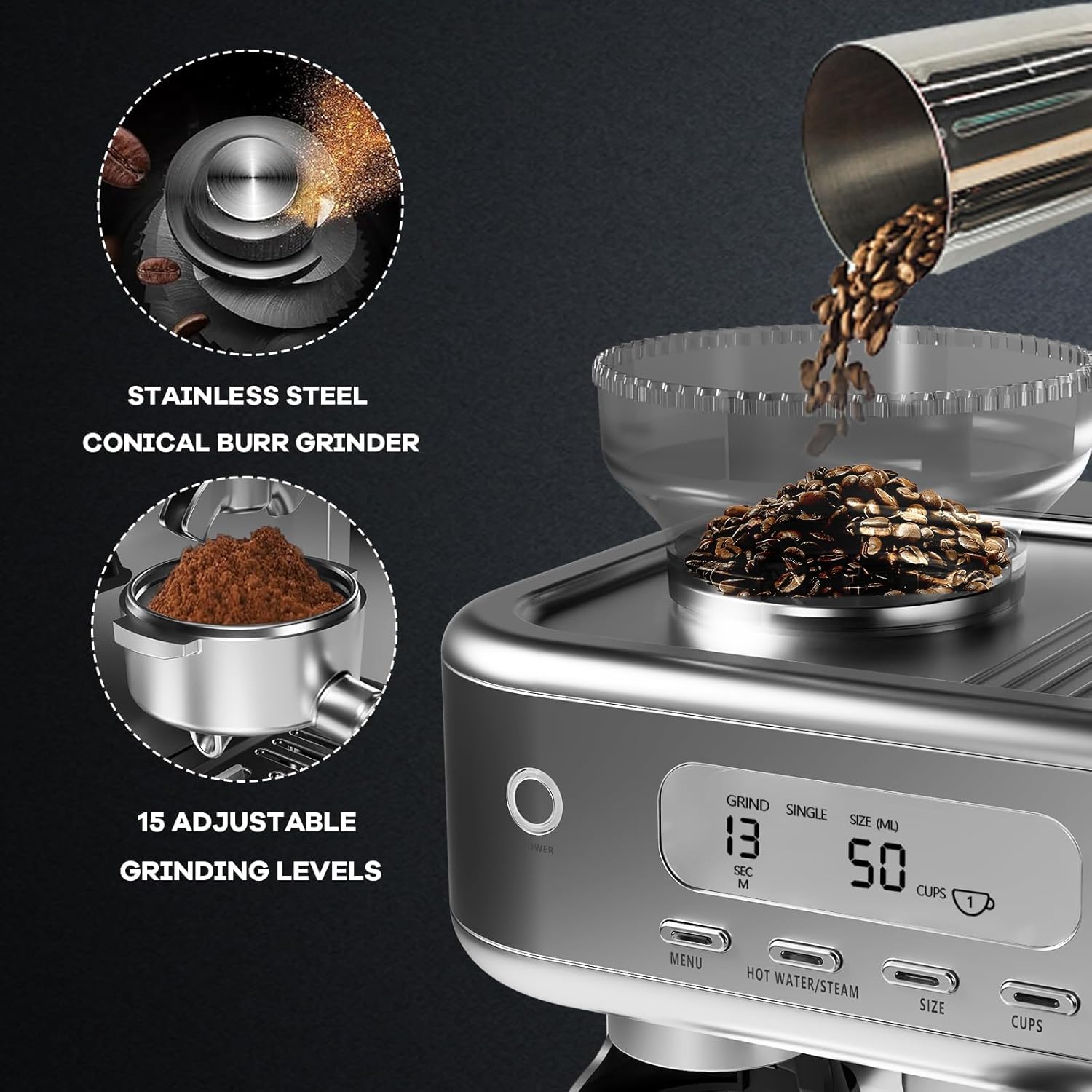 Qeetex COFFEPHO0ZRKMFUG Coffee-Makers - View #3