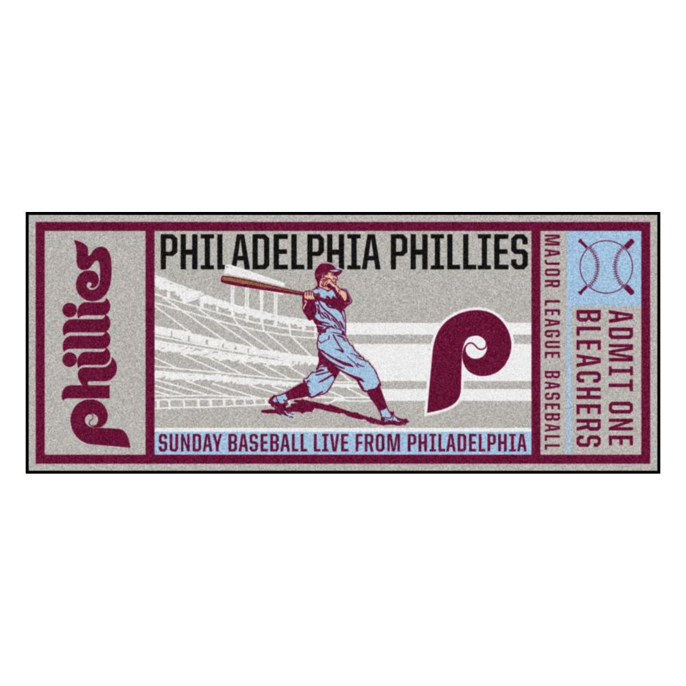 Philadelphia Phillies Wallpaper Living Room Modern Carpet Rug - Inktee Store