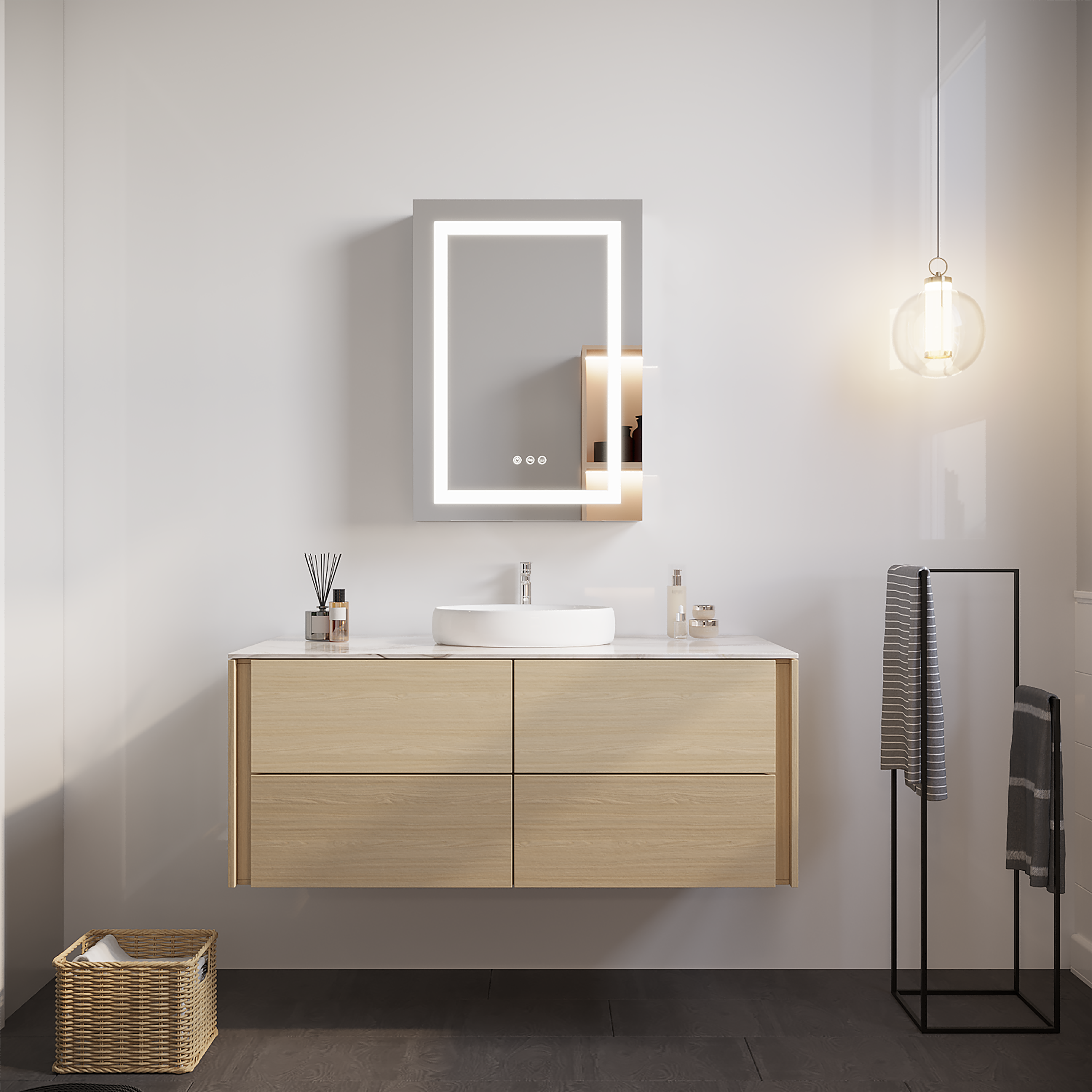 Forclover HBM-1738 Bathroom-Medicine-Cabinets - View #8