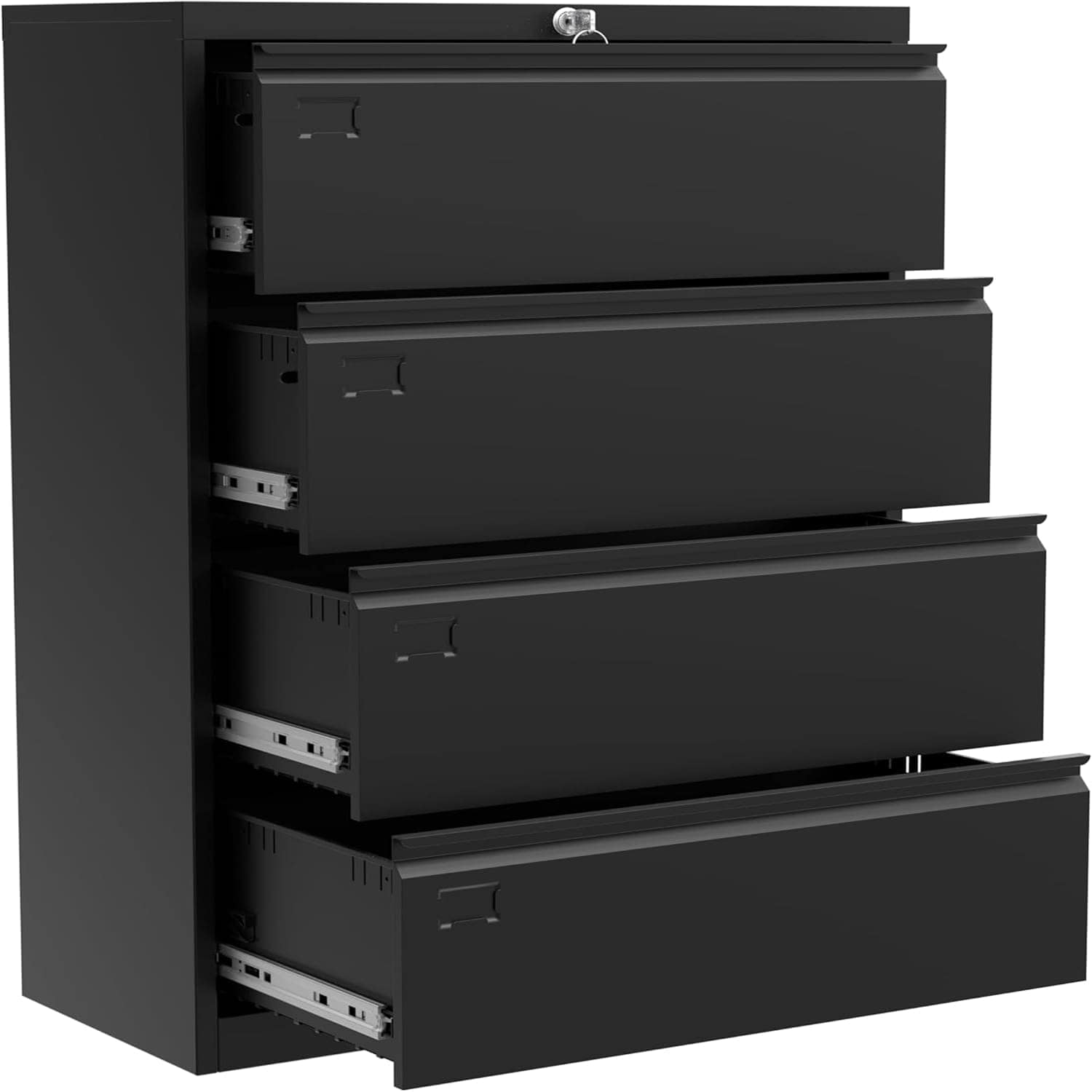 Qeetex LSHQQPEP-33355CA8 4 Drawer File Cabinet