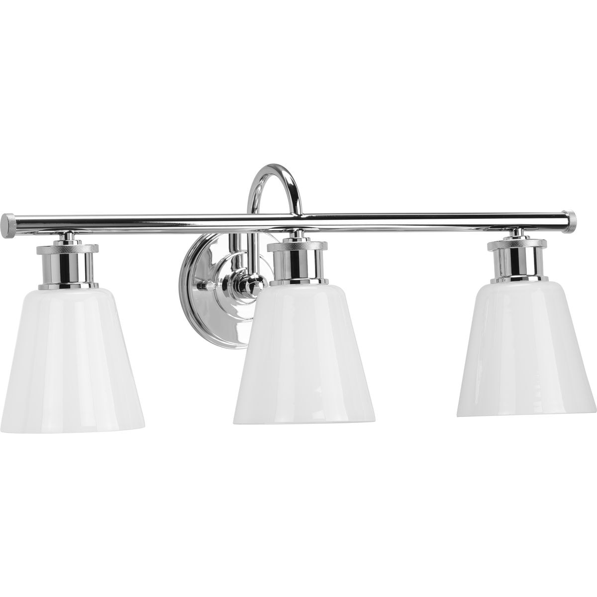 Progress Lighting P300316-015 Ashford 24-in 3 -Light Polished Chrome Coastal Vanity light