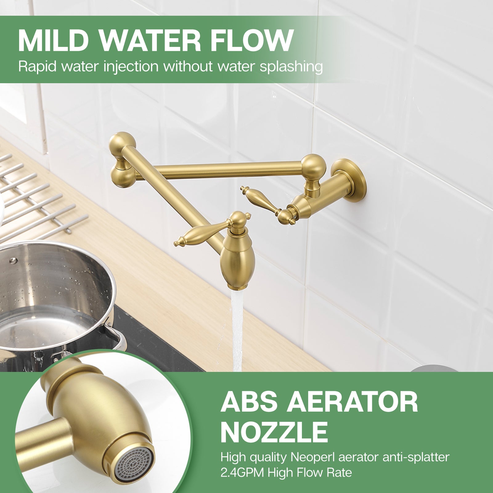 Boyel Living BL1359-99YGNG Kitchen-Faucets - View #5
