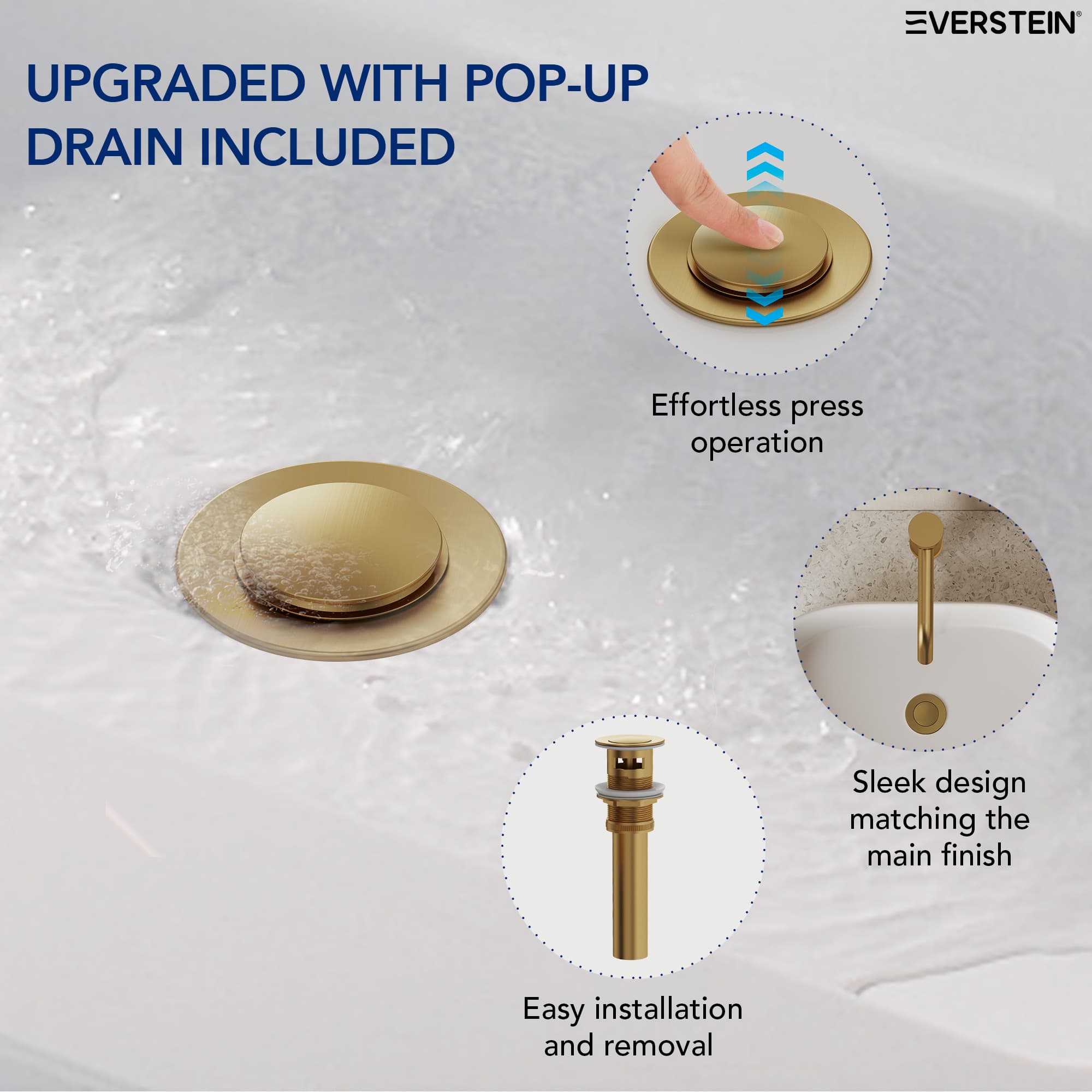 EVERSTEIN SFS-1167-GD Lavatory-Faucets - View #9