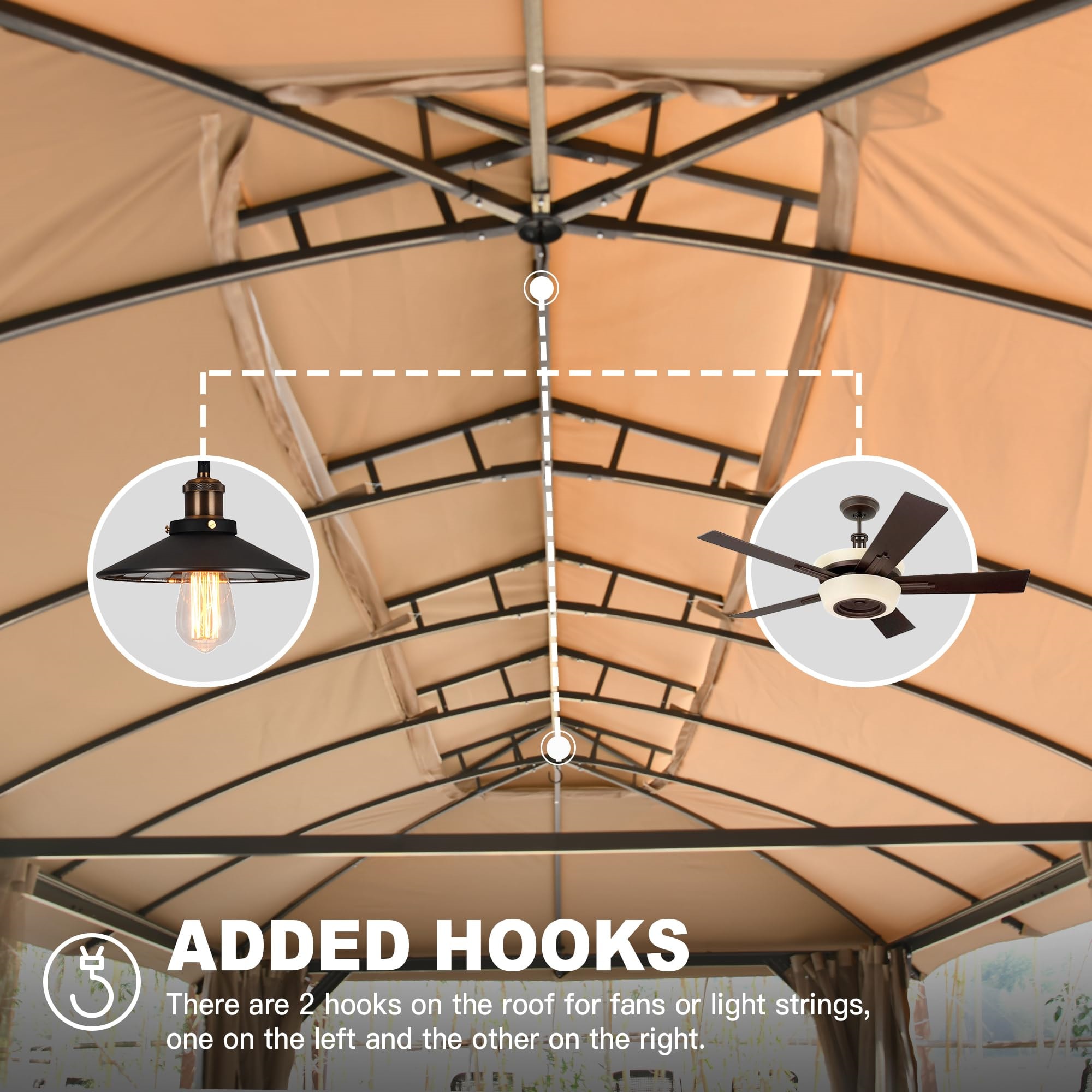 BABOOM BOM-9S00085-OR Wood-Resin-Gazebos - View #6