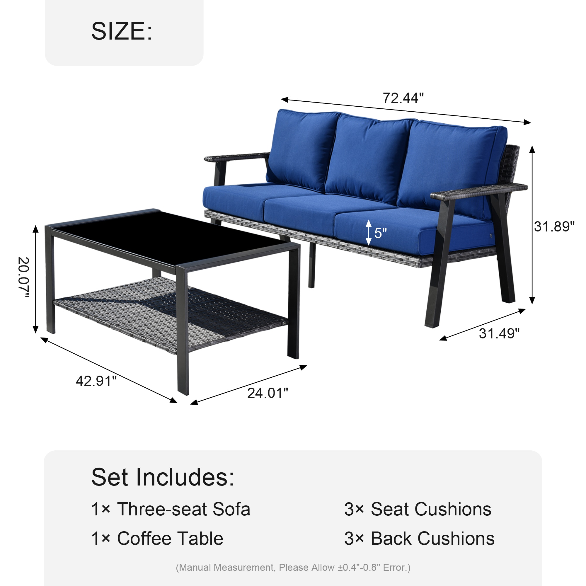 Pouuin SHW70T05A Patio-Sofas-Daybeds - View #6