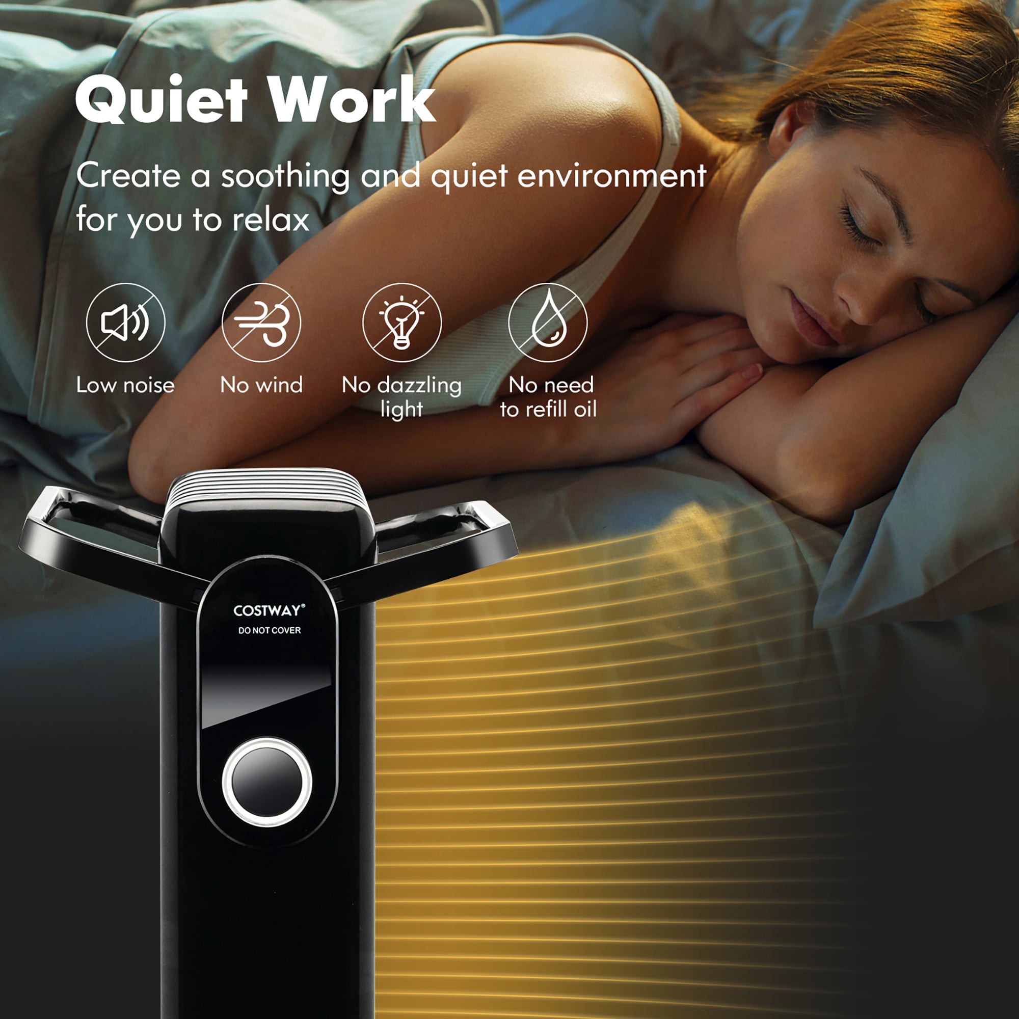 Goplus ES10201US-BK Portable-Electric-Heat - View #4