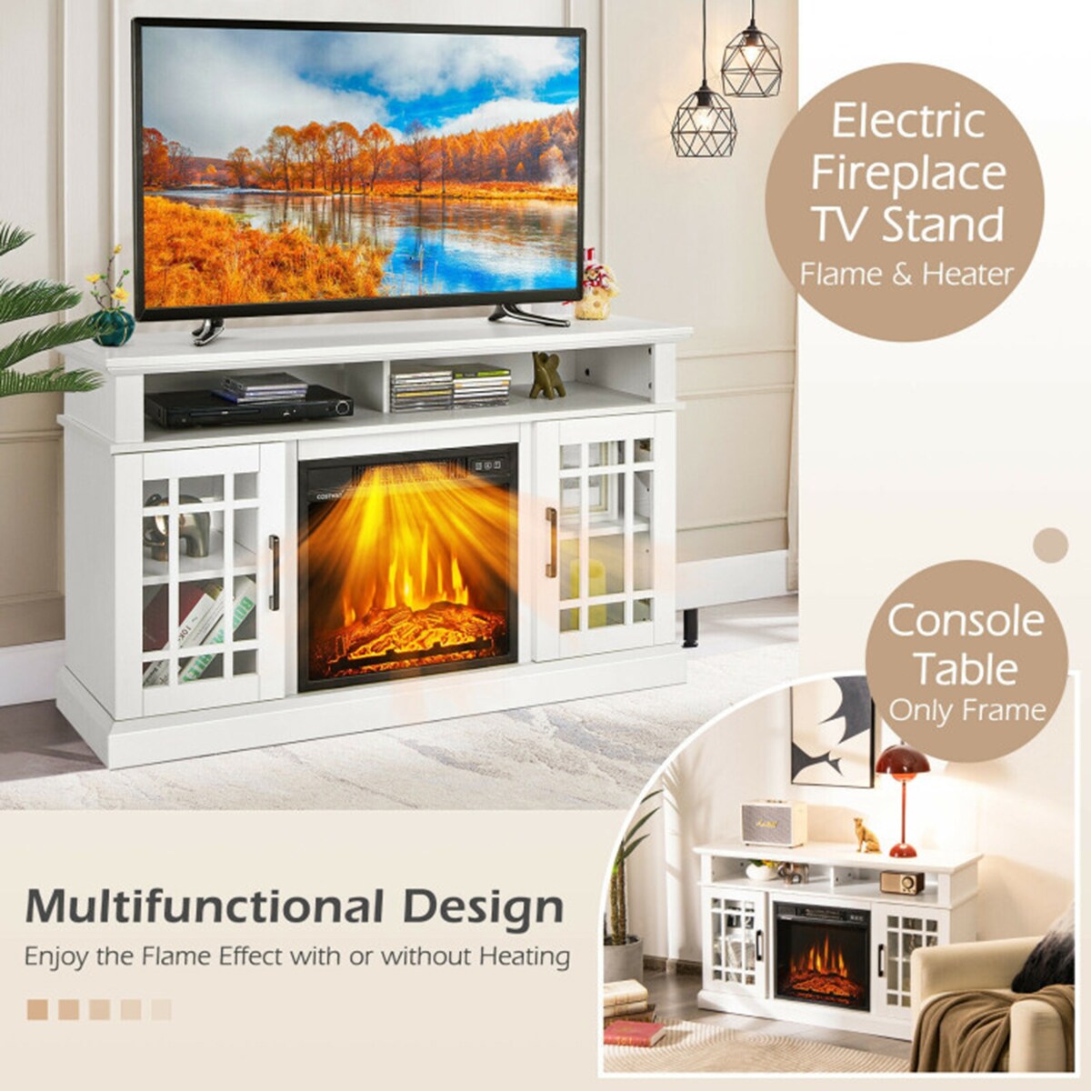Clihome CL-WHUS-10105 Electric-Fireplaces - View #5