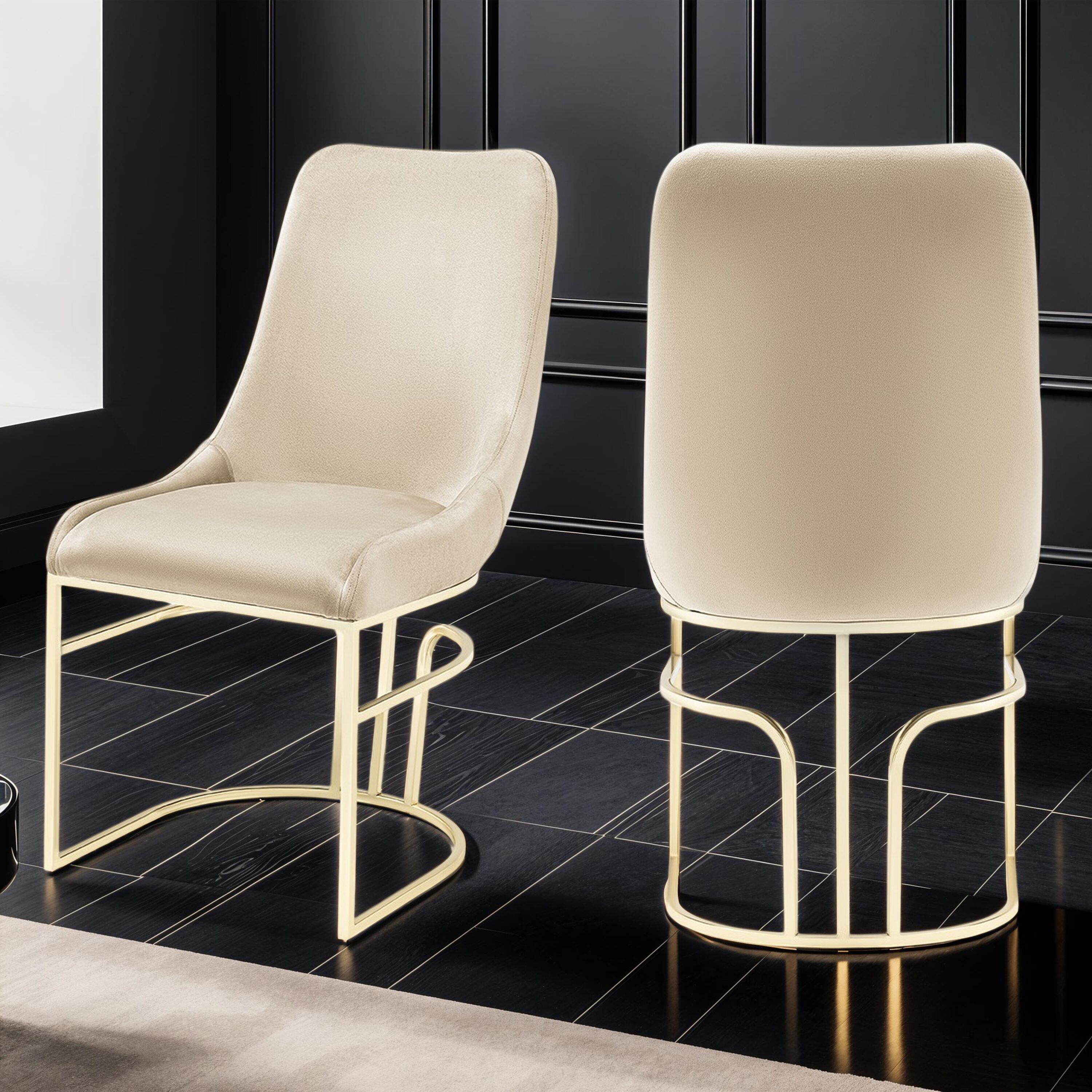 Galaxy 601955558808 Emrald Gold Legs Beige