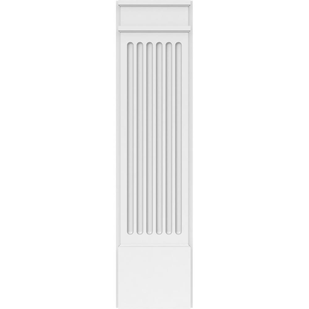 Ekena Millwork PILP12X048FL02-2 Entry-Door-Casing-Accents - View #3