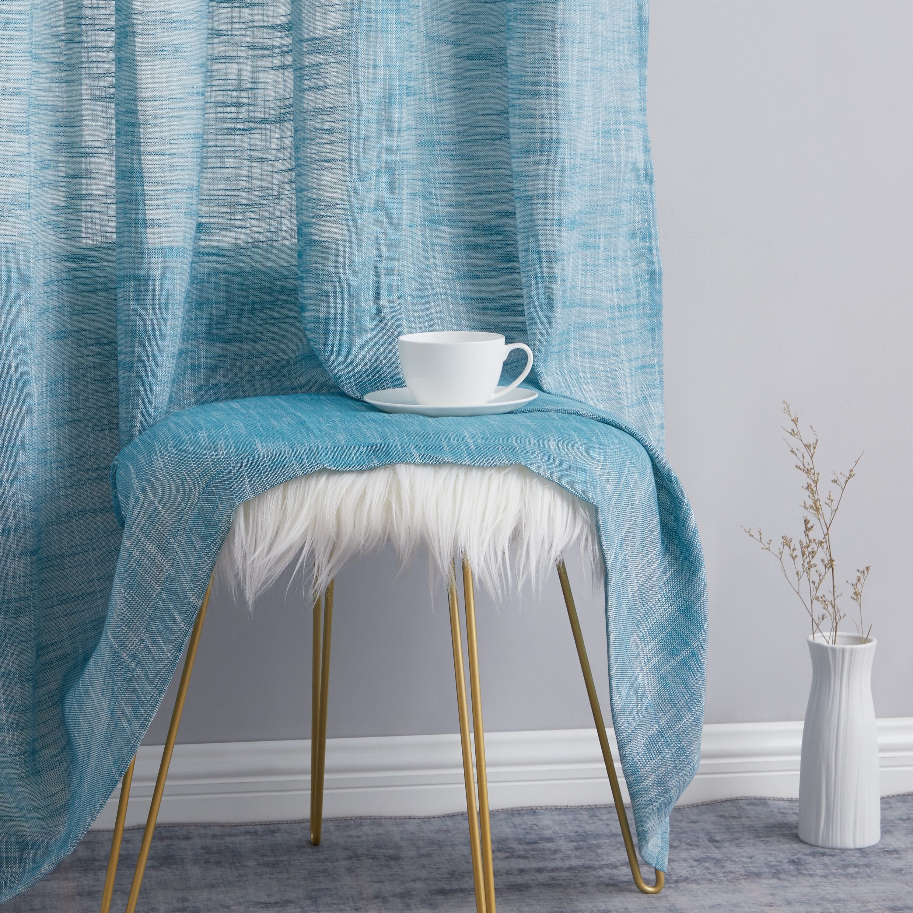 HLC.me MAD-LNGR-TEAL72 curtains - View #5