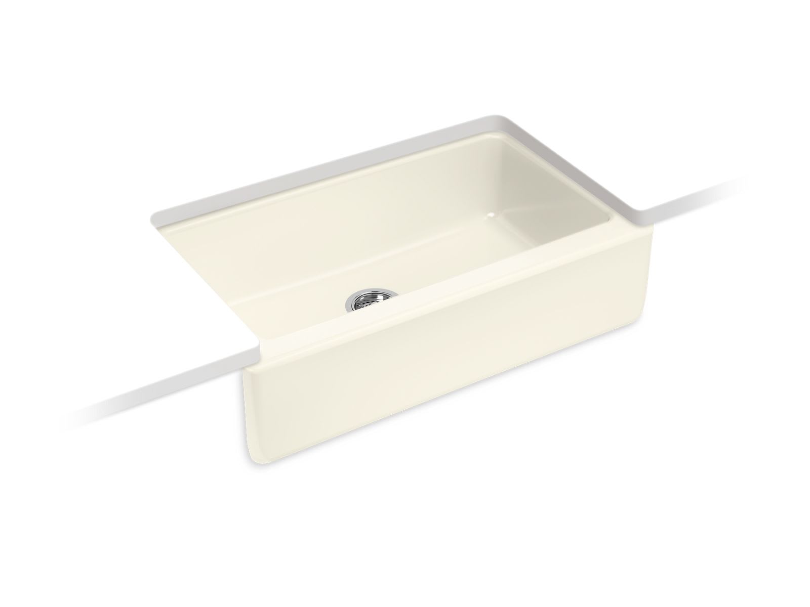KOHLER Dickinson 33-Inch Undermount Single-Bowl Farmhouse Kitchen Sink