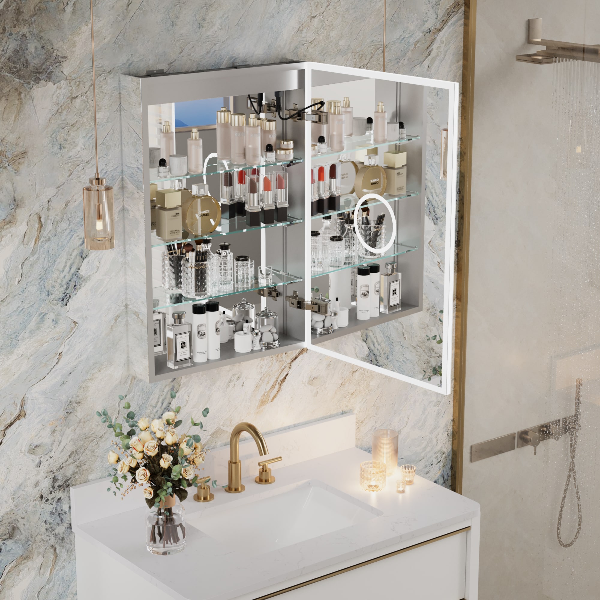 Forclover MEAM-EL2030R Bathroom-Medicine-Cabinets - View #15