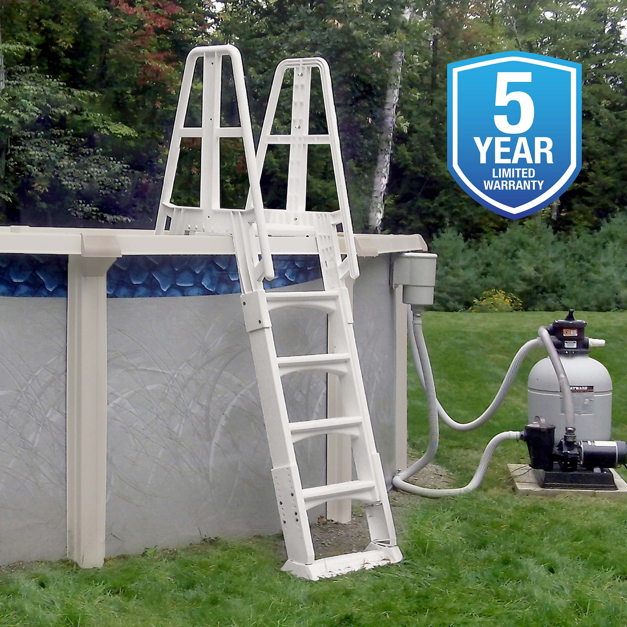 Vinyl Works NE9880 Above-Ground-Pool-Lad-Steps - View #6