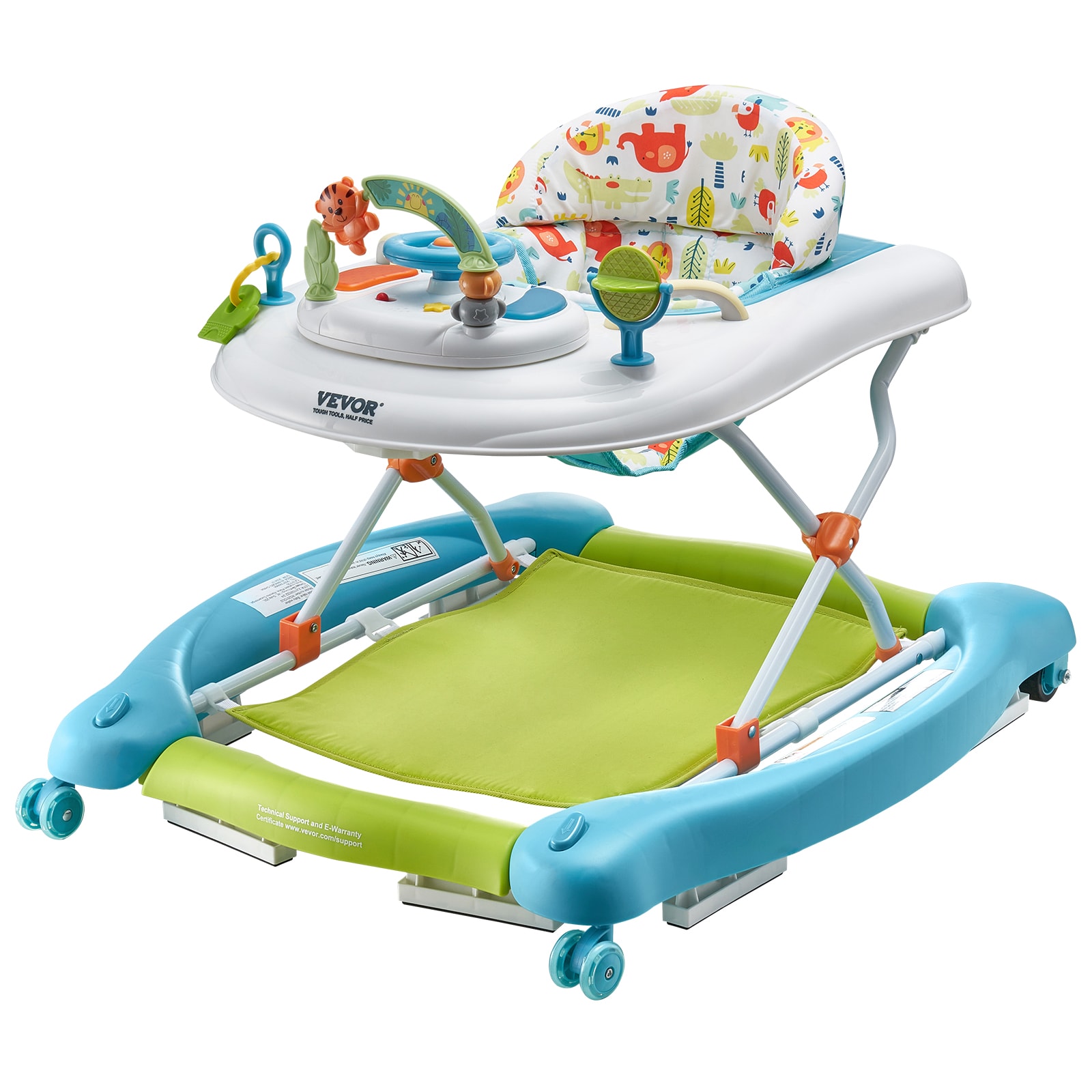 VEVOR YDSXBCBSLSGYMUEZZV9 4-in-1 Baby Walker Toy car