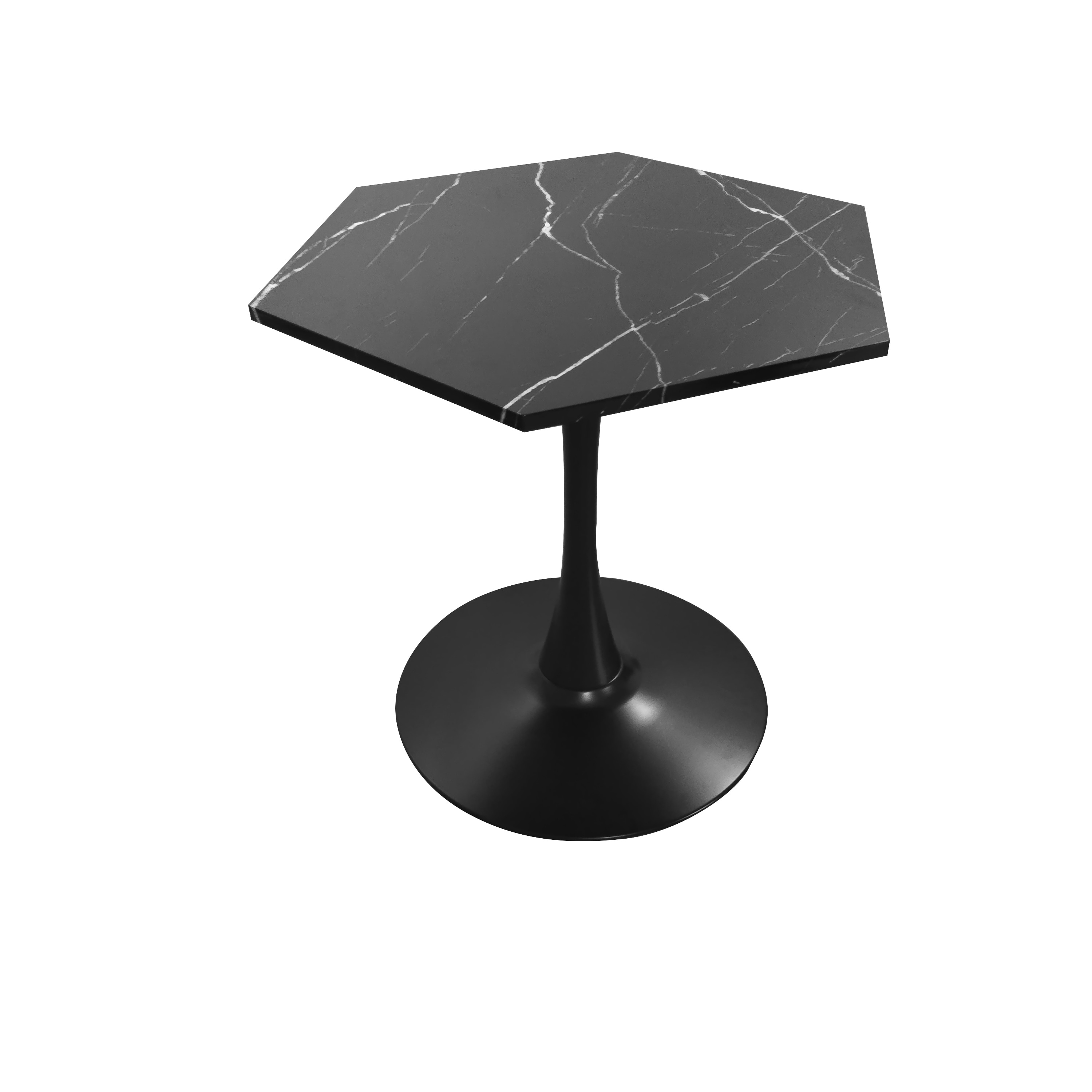 CESICIA 24CA14 Black MDF Modern Coffee Table