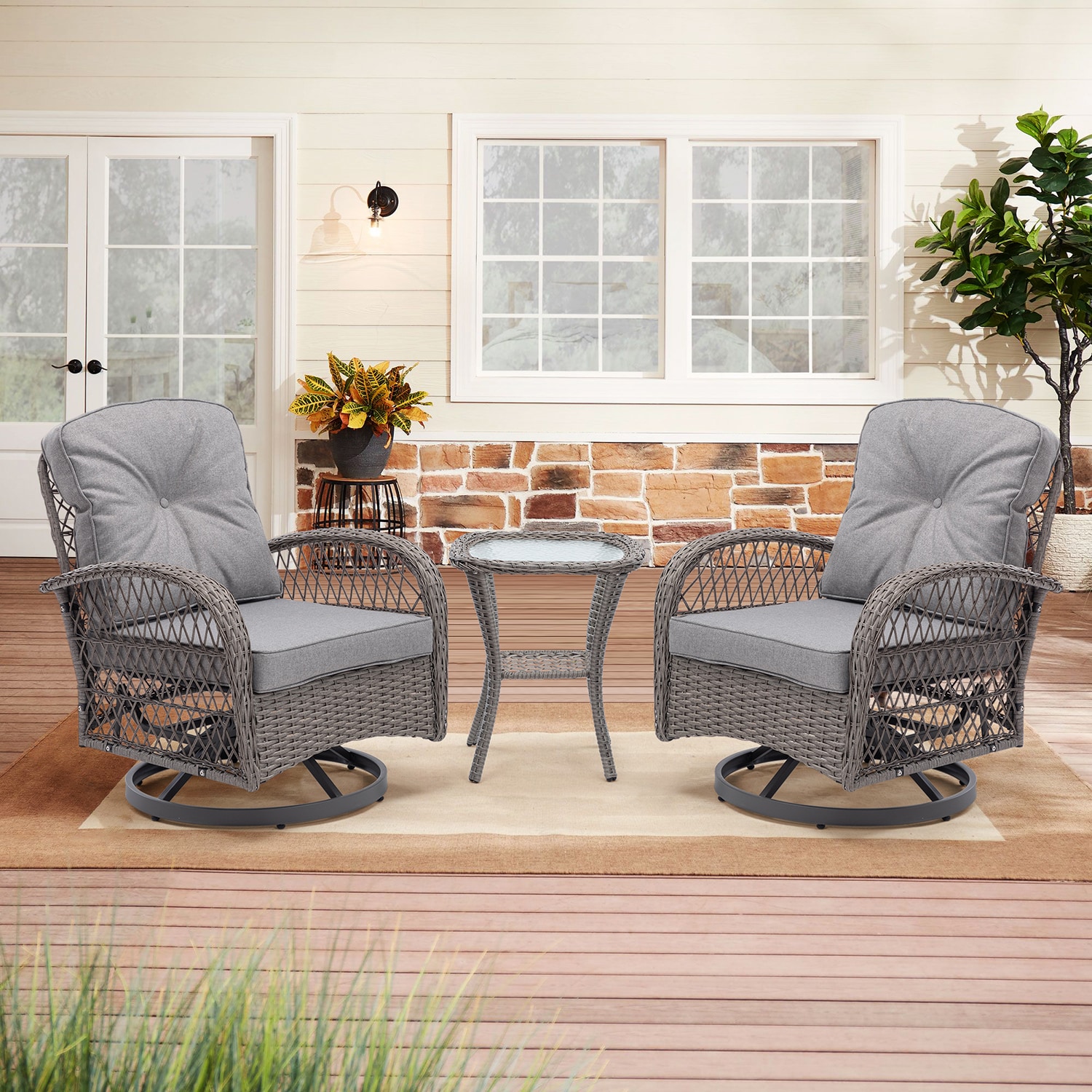 SINOFURN SYB060023GY Patio-Chairs - View #12