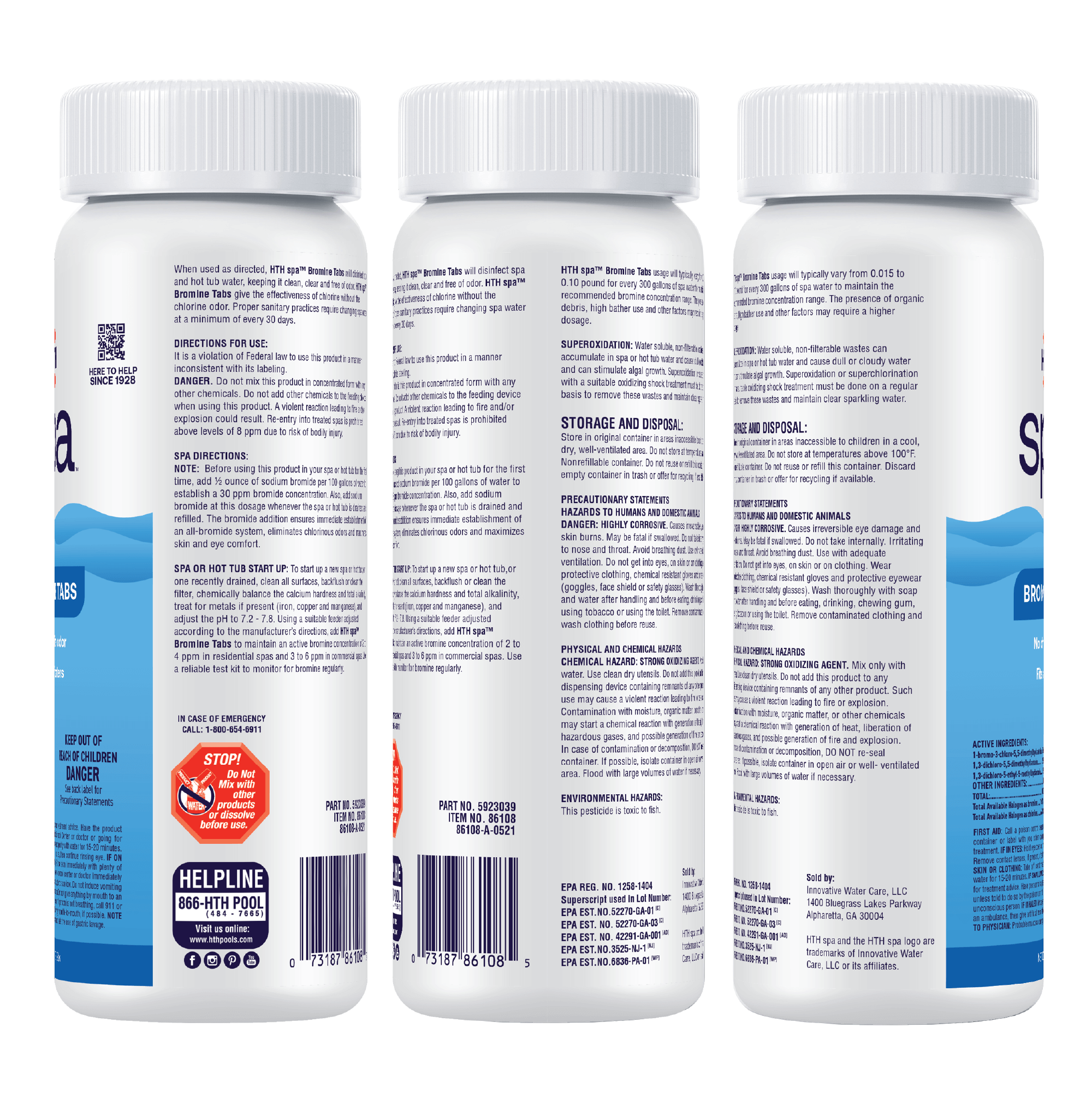HTH 86108 Spa-Chemicals - View #2