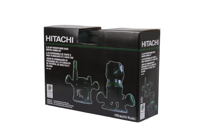 Hitachi 1/4-in and 1/2-in 2.25-HP Variable Speed Combo Fixed/Plunge ...