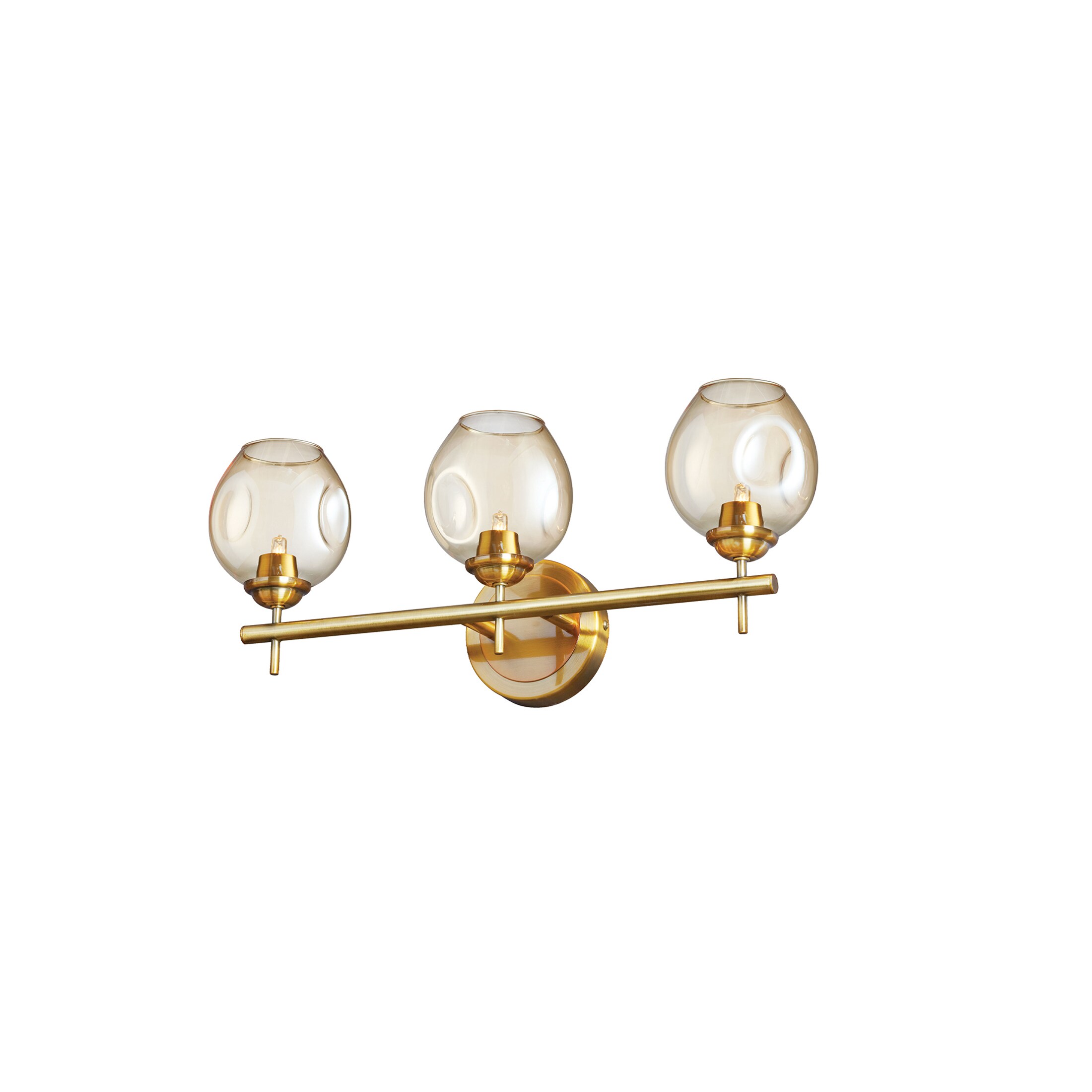 Dainolite ABI-203W-VB Abii 21-in 3-Light Vintage Bronze Transitional Vanity Light