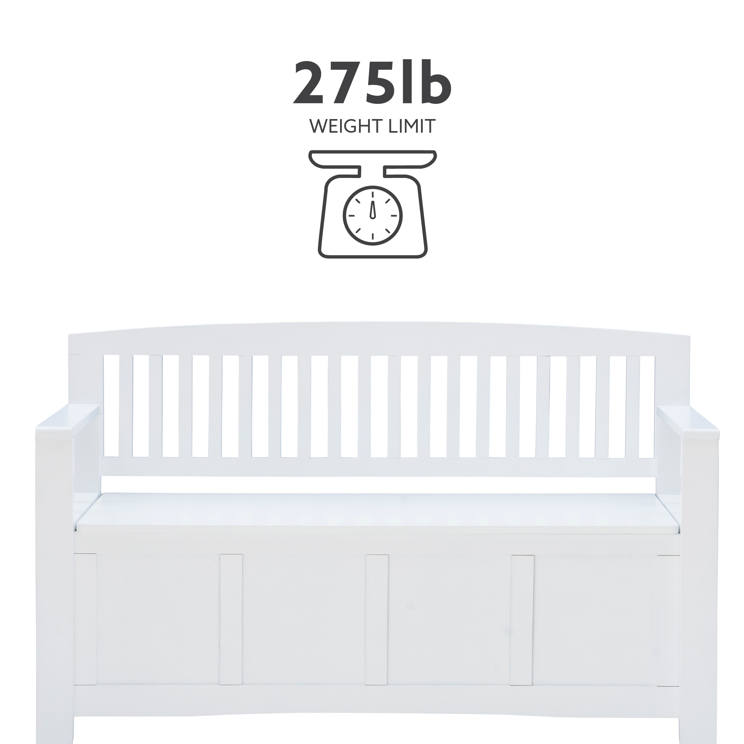 Linon BH184WHT01 bench - View #11