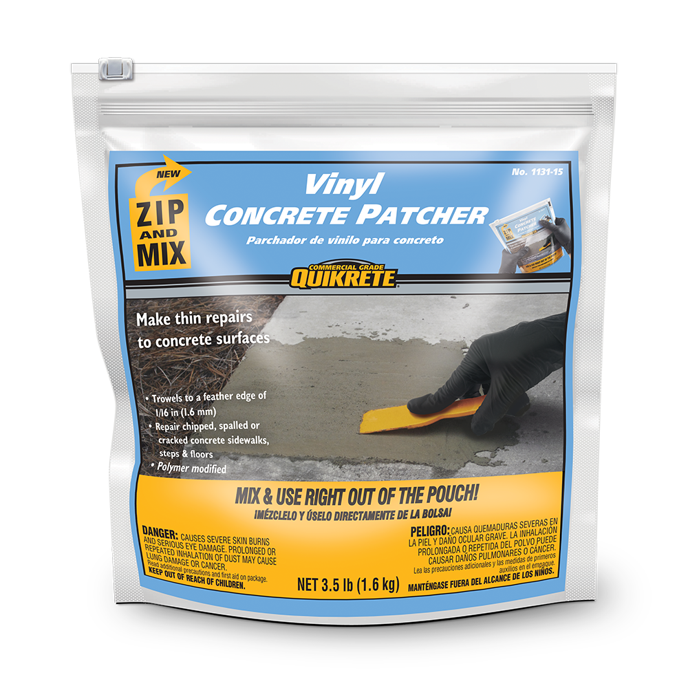 QUIKRETE 1131-15 Zip N Mix 3.5 -lb Concrete Patch