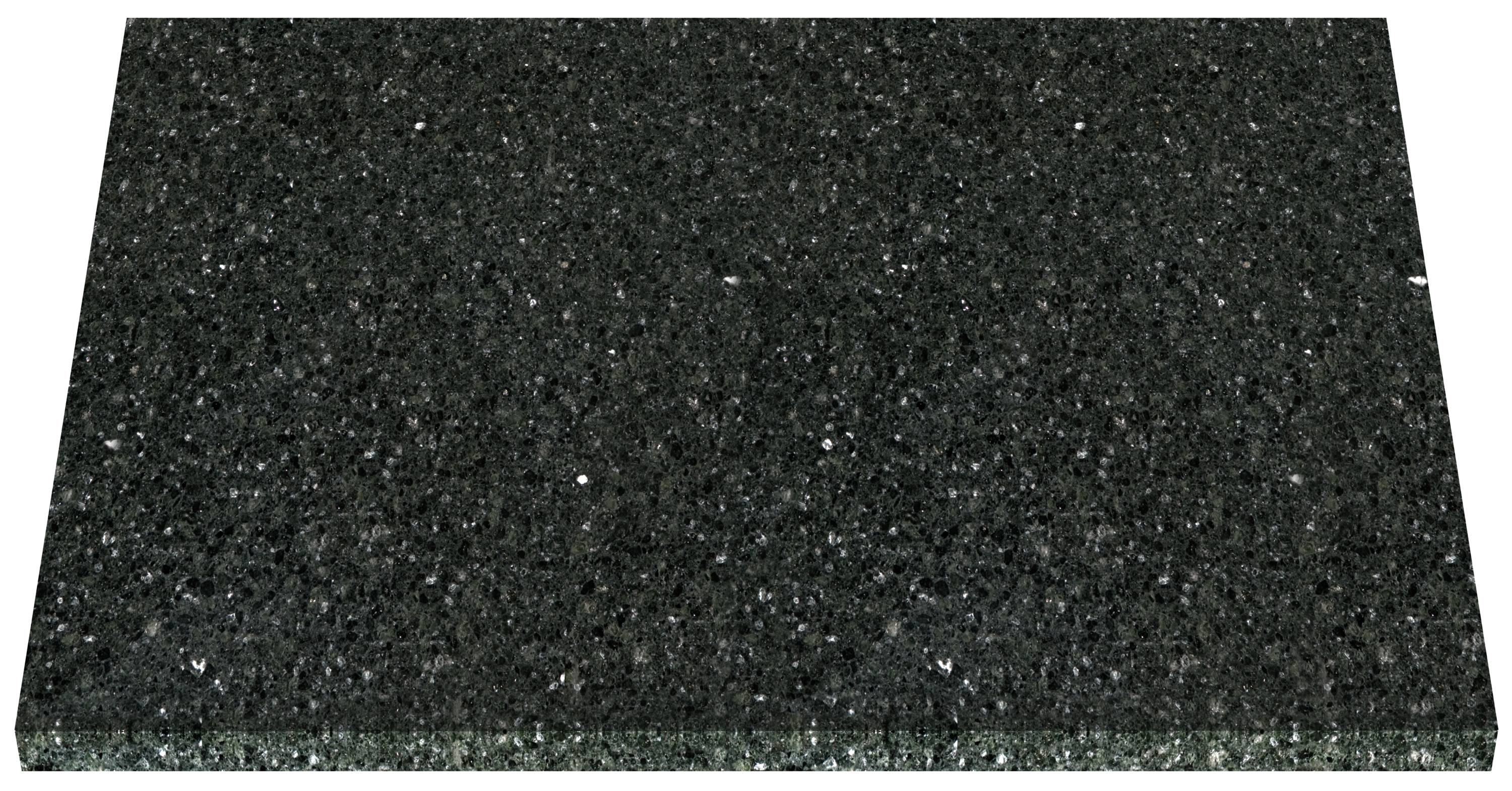 allen + roth Emerald Ridge Granite Black Kitchen Countertop SAMPLE (4-in x  4-in) at