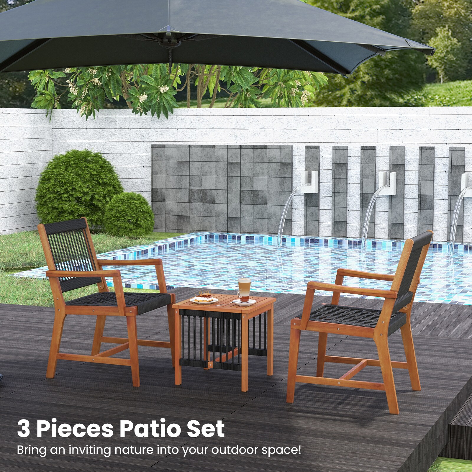Slickblue D-CO-19807WH Patio-Conversation-Sets - View #3