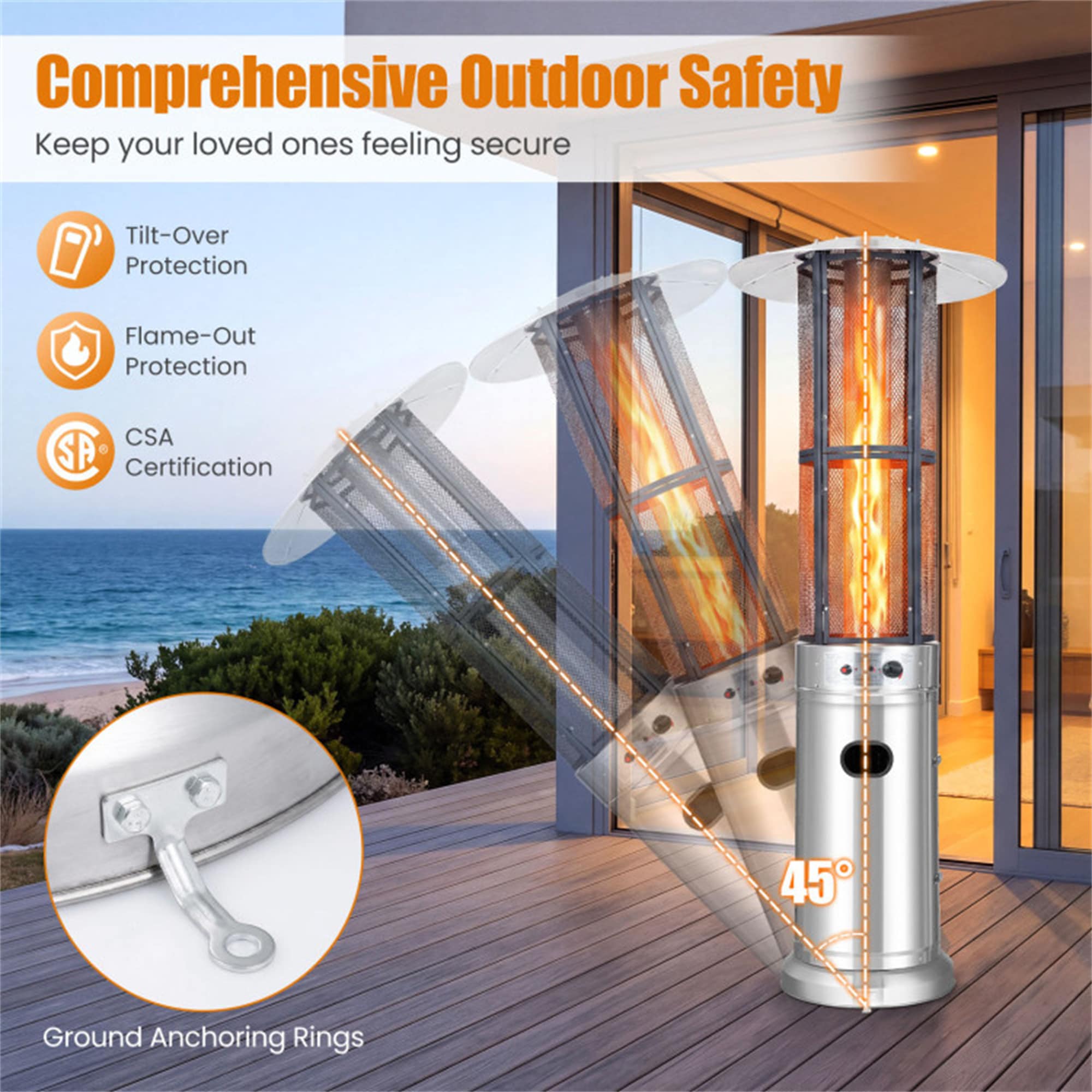 BABOOM BOM-98937-OR Outdoor-Gas-Patio-Heaters - View #6