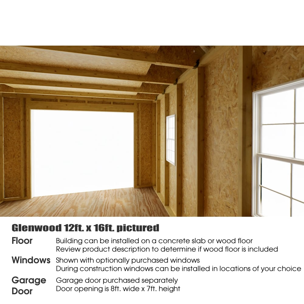 Best Barns GLENWOOD1224 Garage-Buildings - View #11