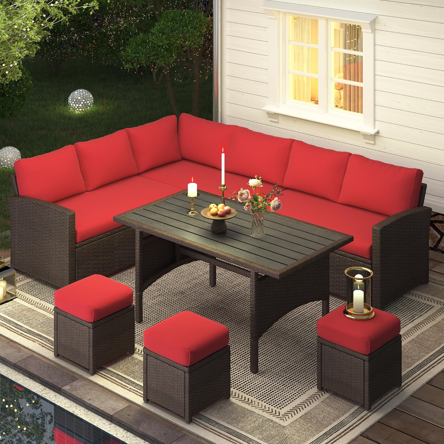 AECOJOY 16076RD-LS01 Patio-Sofas-Daybeds - View #7