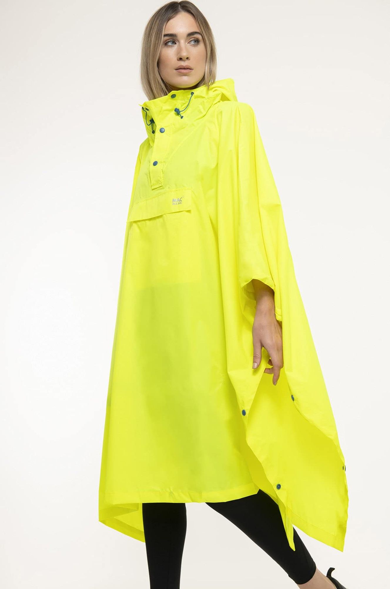 Mac In a Sac PONCHO-NOENYELLOW Jackets-Coats - View #2