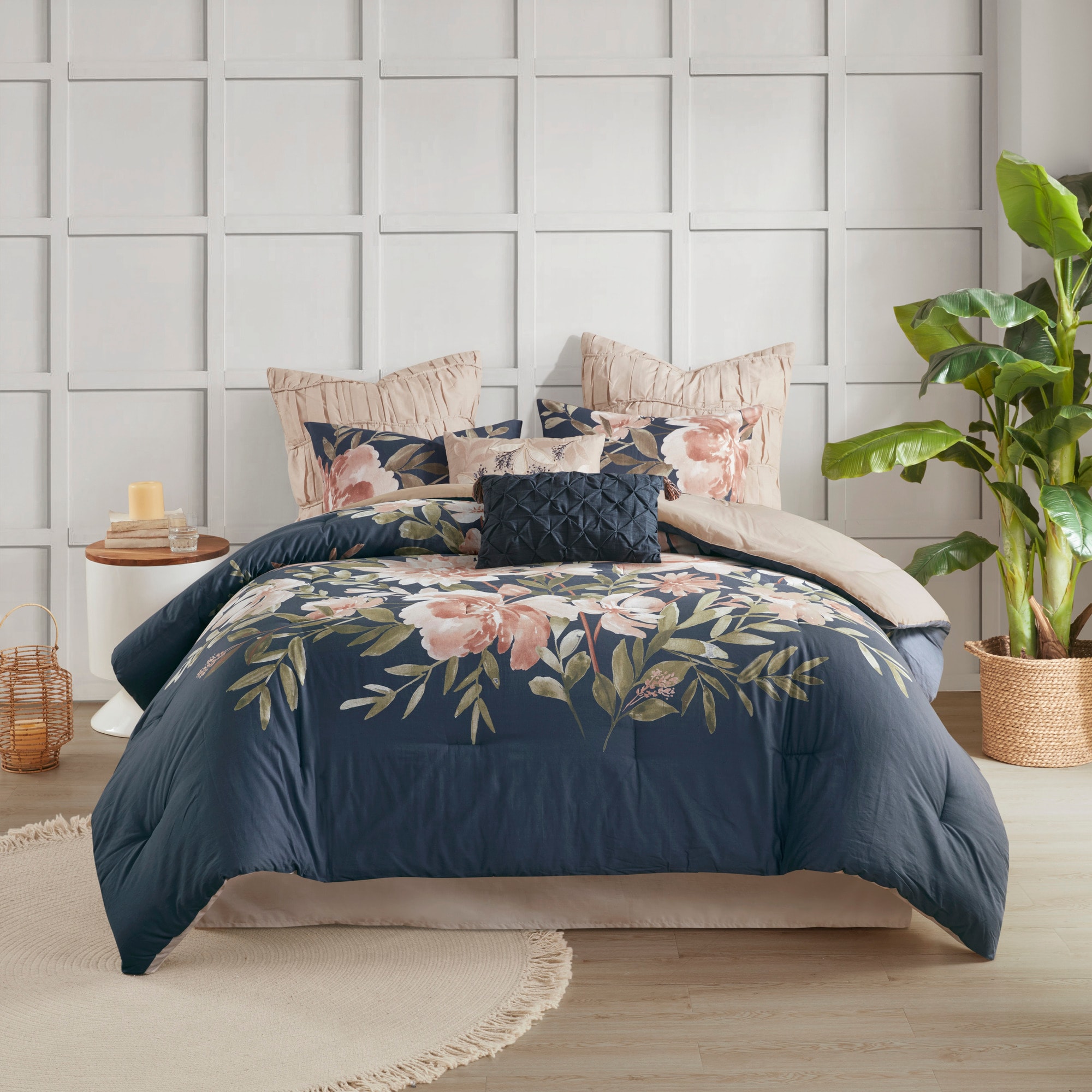 King comforter buy navy