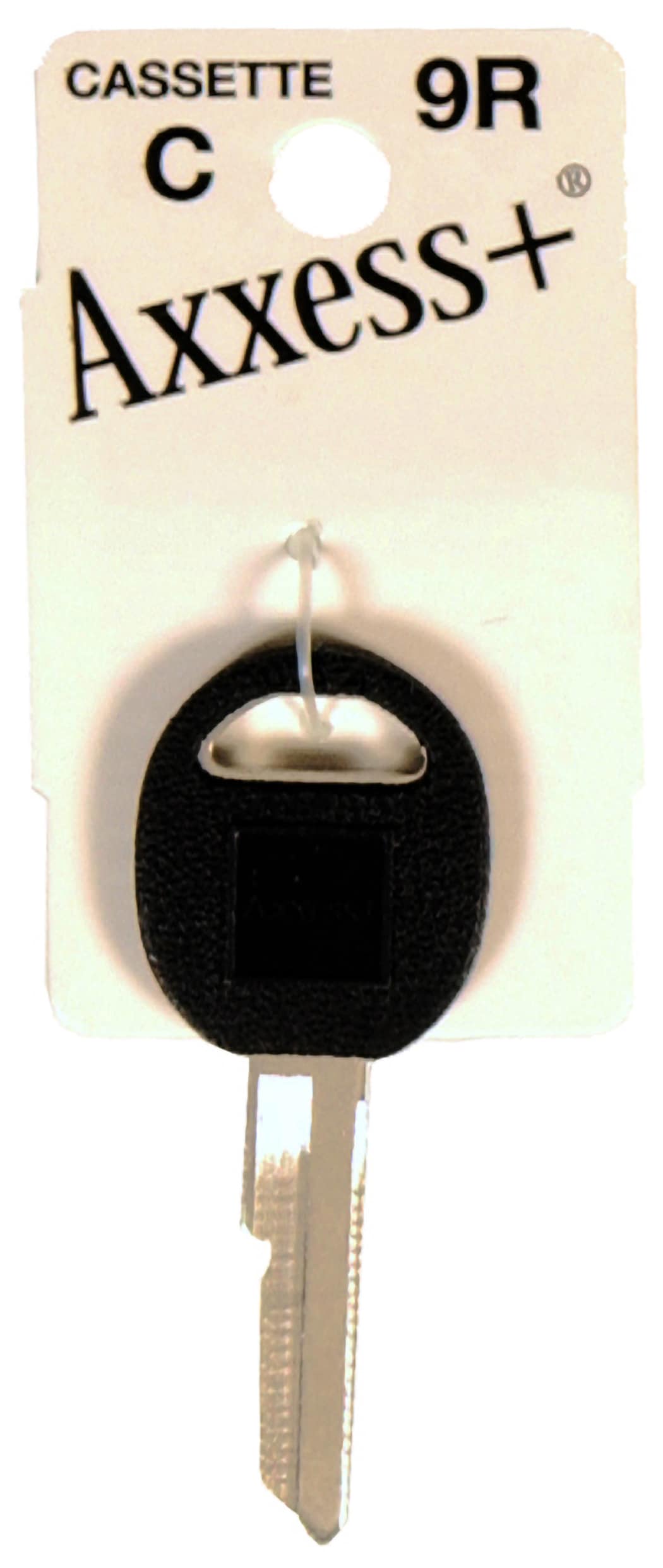Hillman 440091 Silver/Black 9R Brass Automotive Key Blank