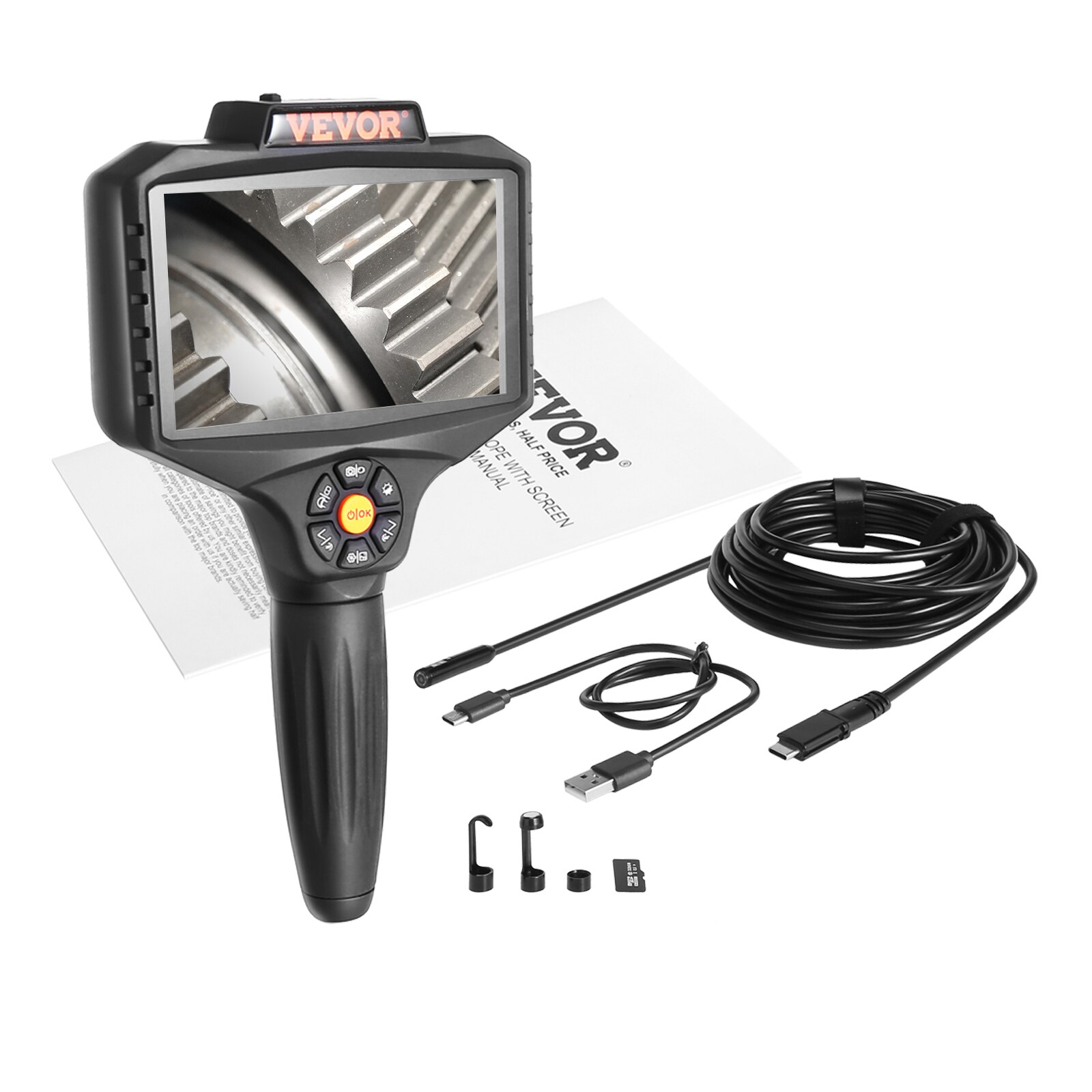 Caméra endoscopique Kalea-Informatique Camera d'inspection endoscope  1080p avec éclairage