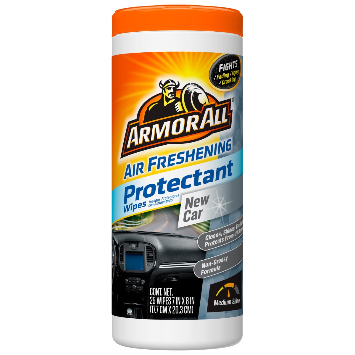 Armor All Original Protectant Wipes , Interior Car Cleaning Wipes with UV  Protection Against Cracking and Fading, 20 Count