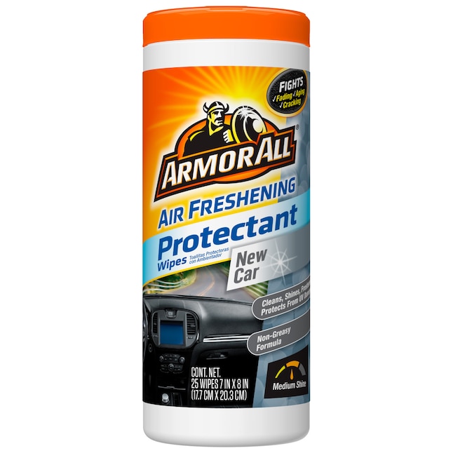 Armor All New Car Scent Air Freshening Car Protectant Wipes 25-Count in the  Car Interior Cleaners department at Lowes.com