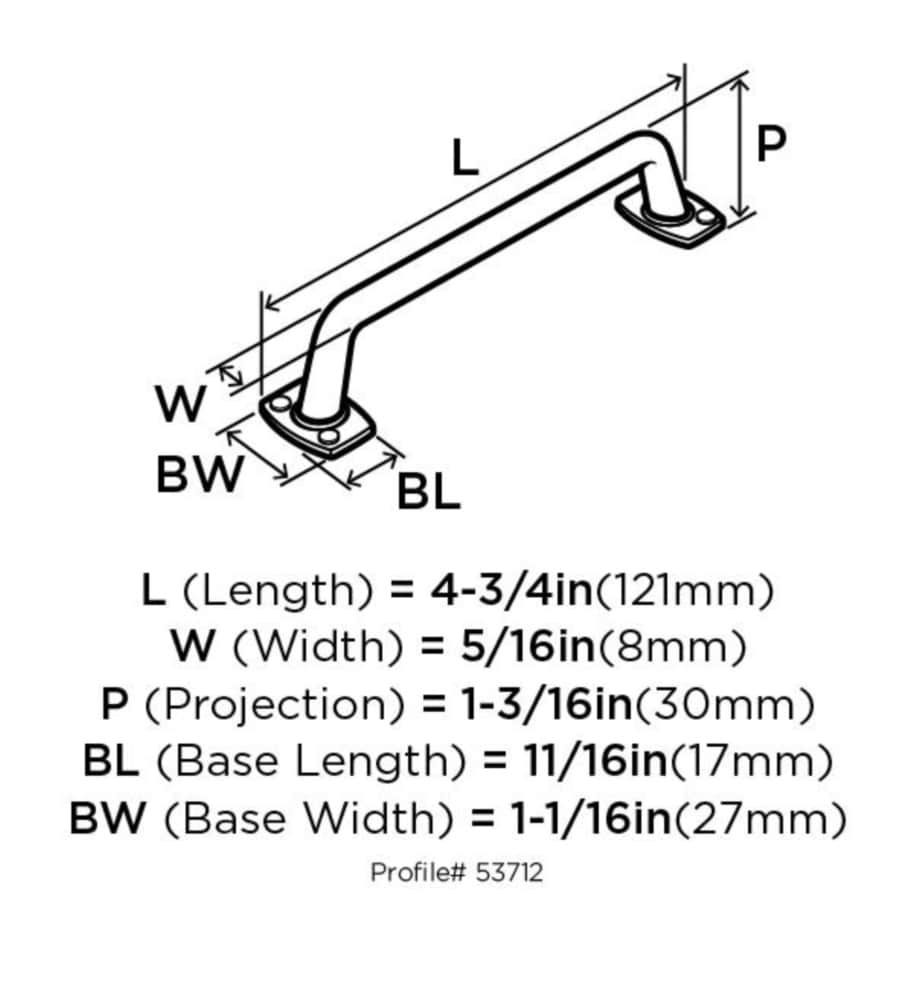 Amerock BP53712GPH Cabinet-Pulls - View #7