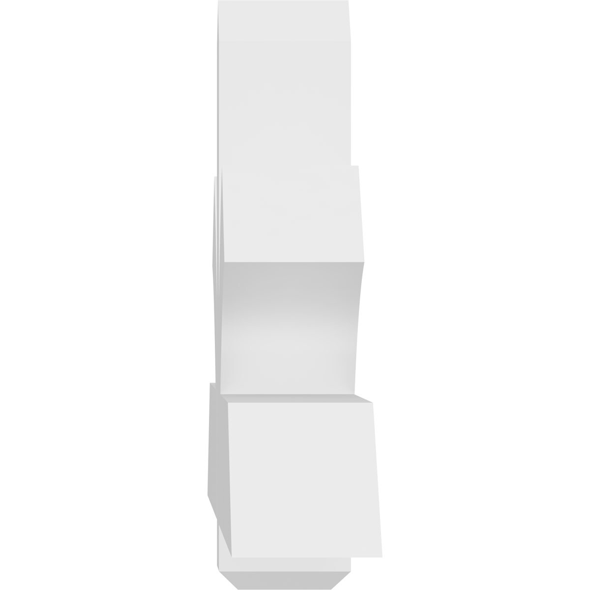 Ekena Millwork GBP072X24X0606RED00 Exterior-Brackets-Braces - View #3