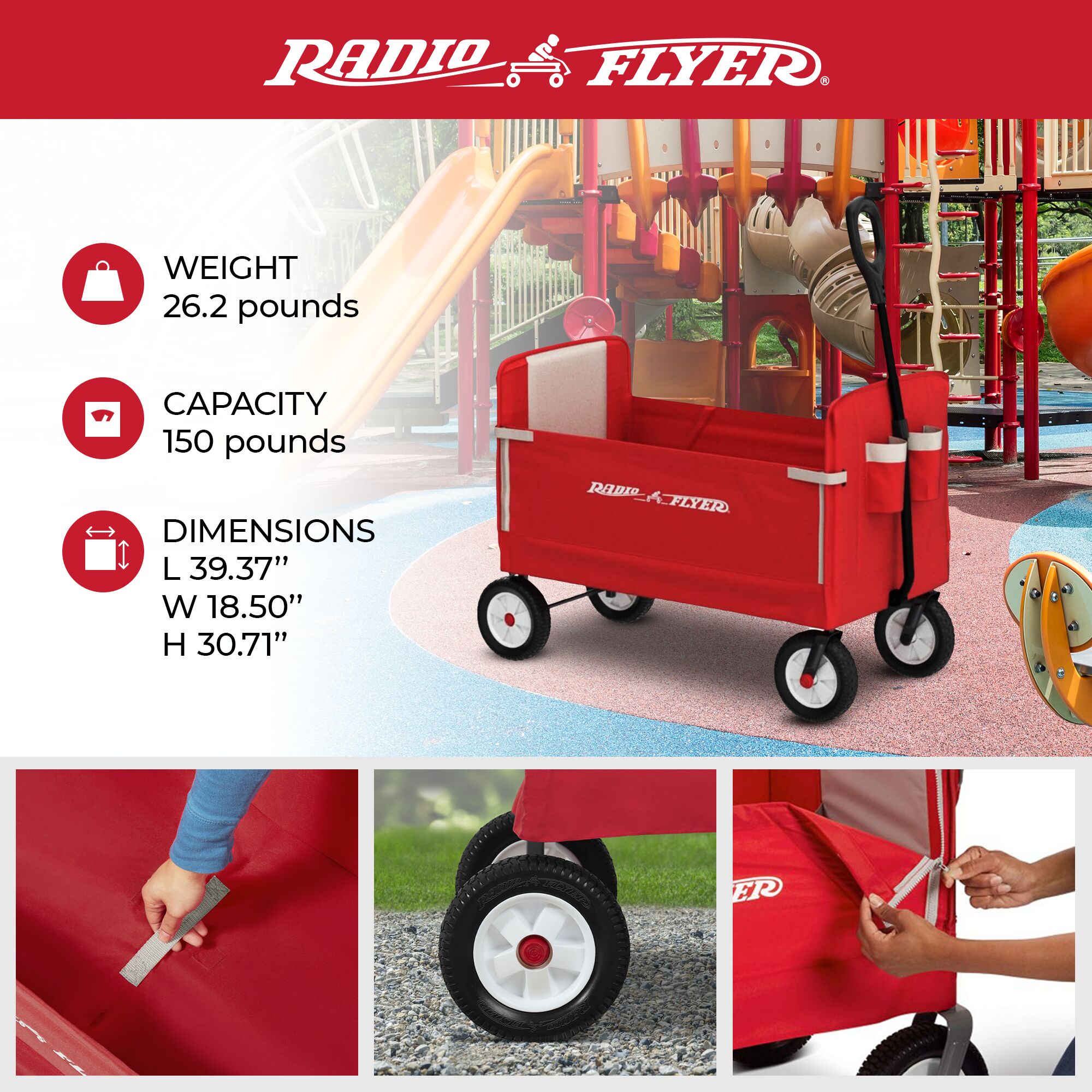 Radio Flyer 143762 Yard-Carts - View #3
