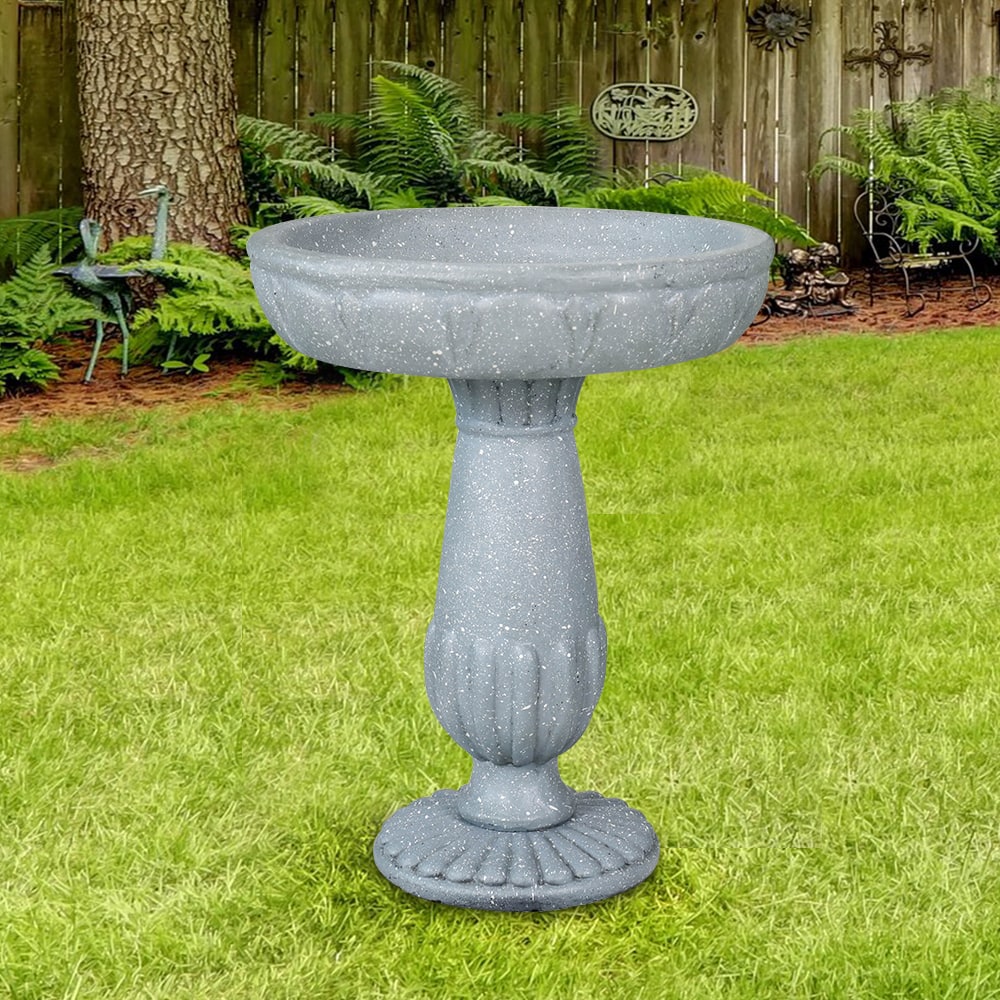 Watnature 21.2-in H Concrete Water Tiered Outdoor Fountain with ...