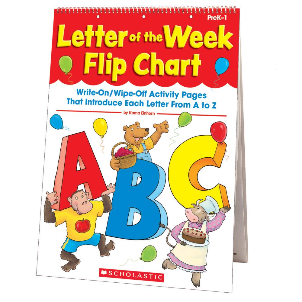 Scholastic Inc. SC-9780545224178 Letter of the Week Flip Chart
