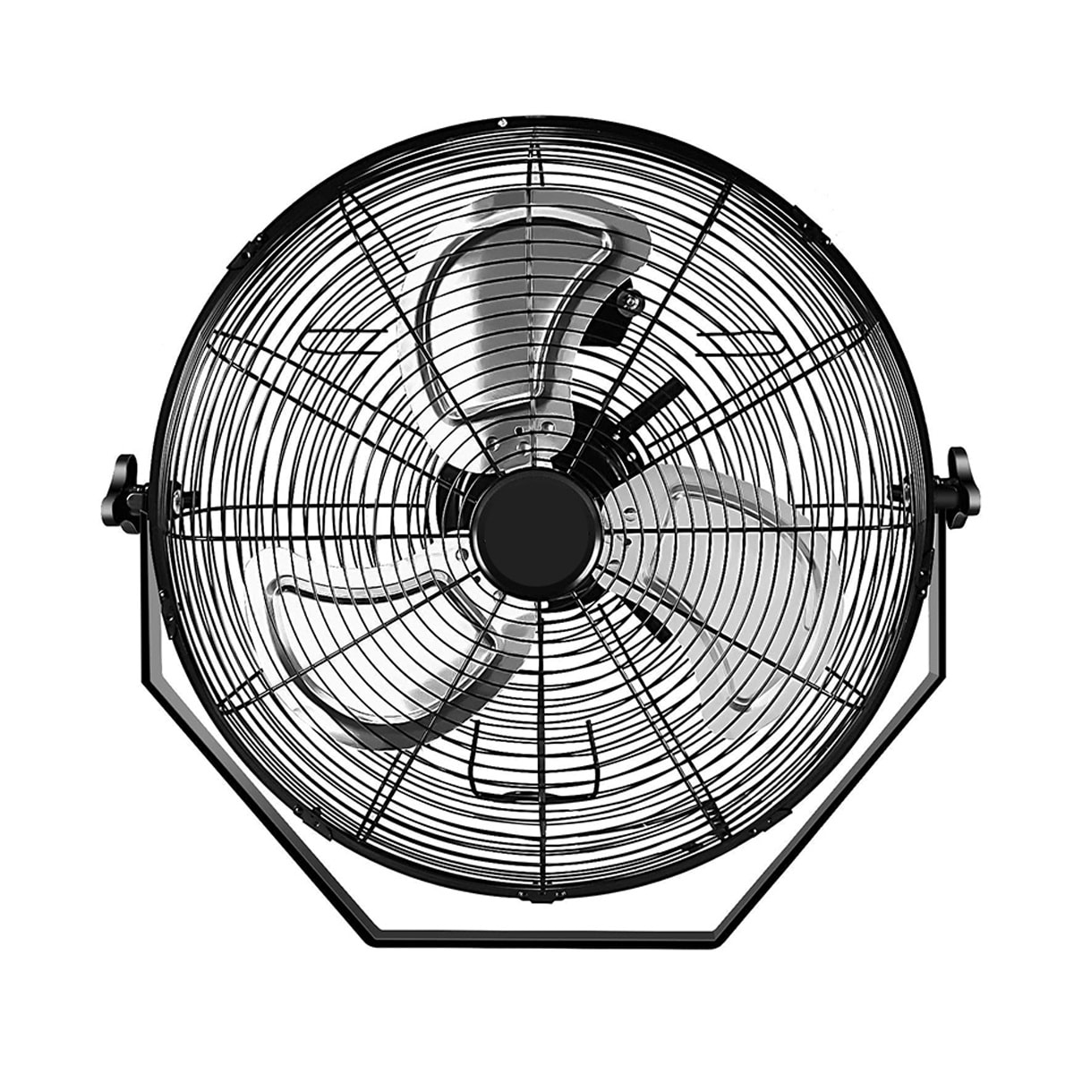 Phivve 20-in Plug in Oscillation Indoor or Outdoor Black Wall Mounted Fan