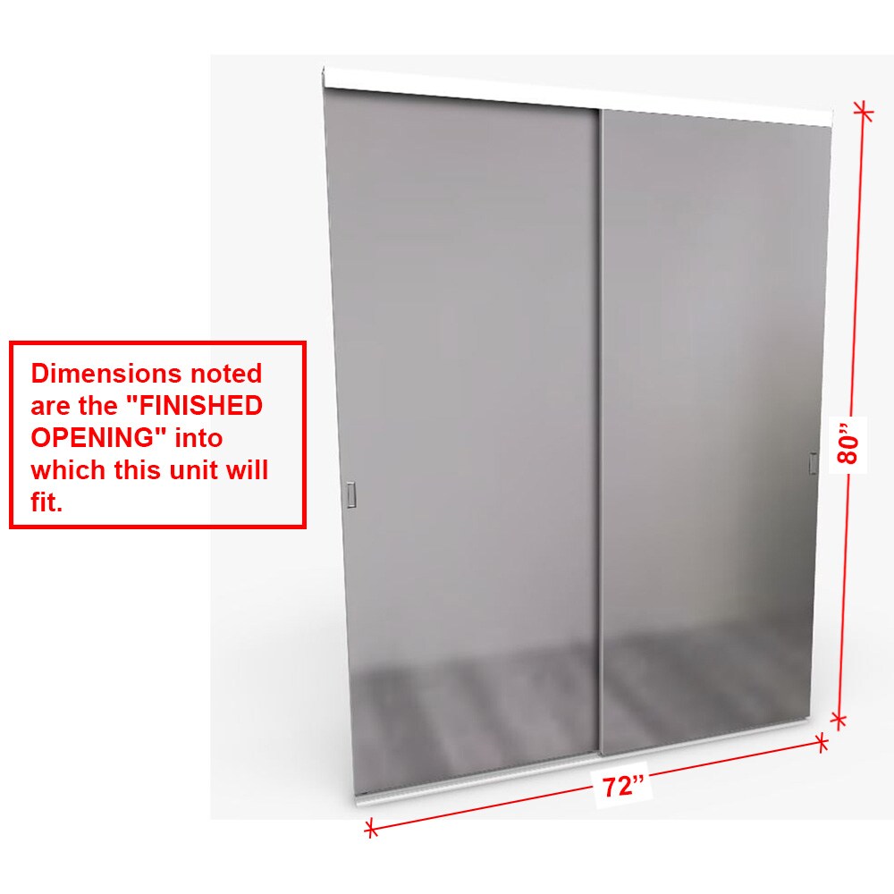 Sliding Closet Doors  Custom Mirrored & Glass Closet Doors