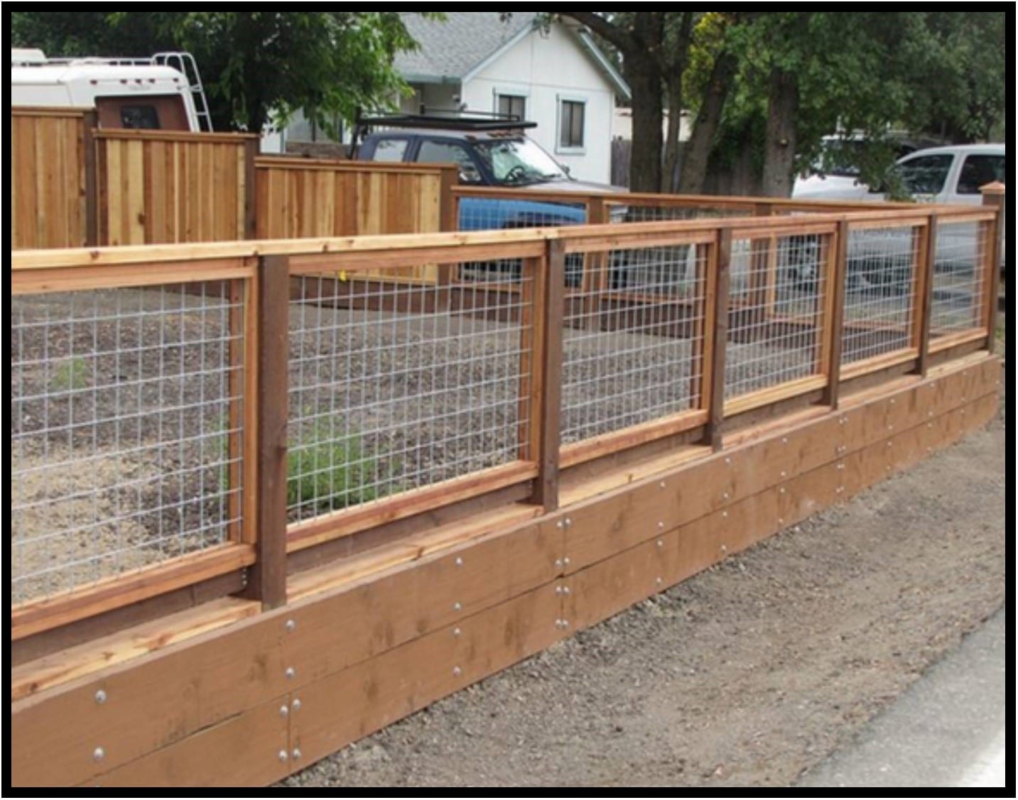 wire fence panels