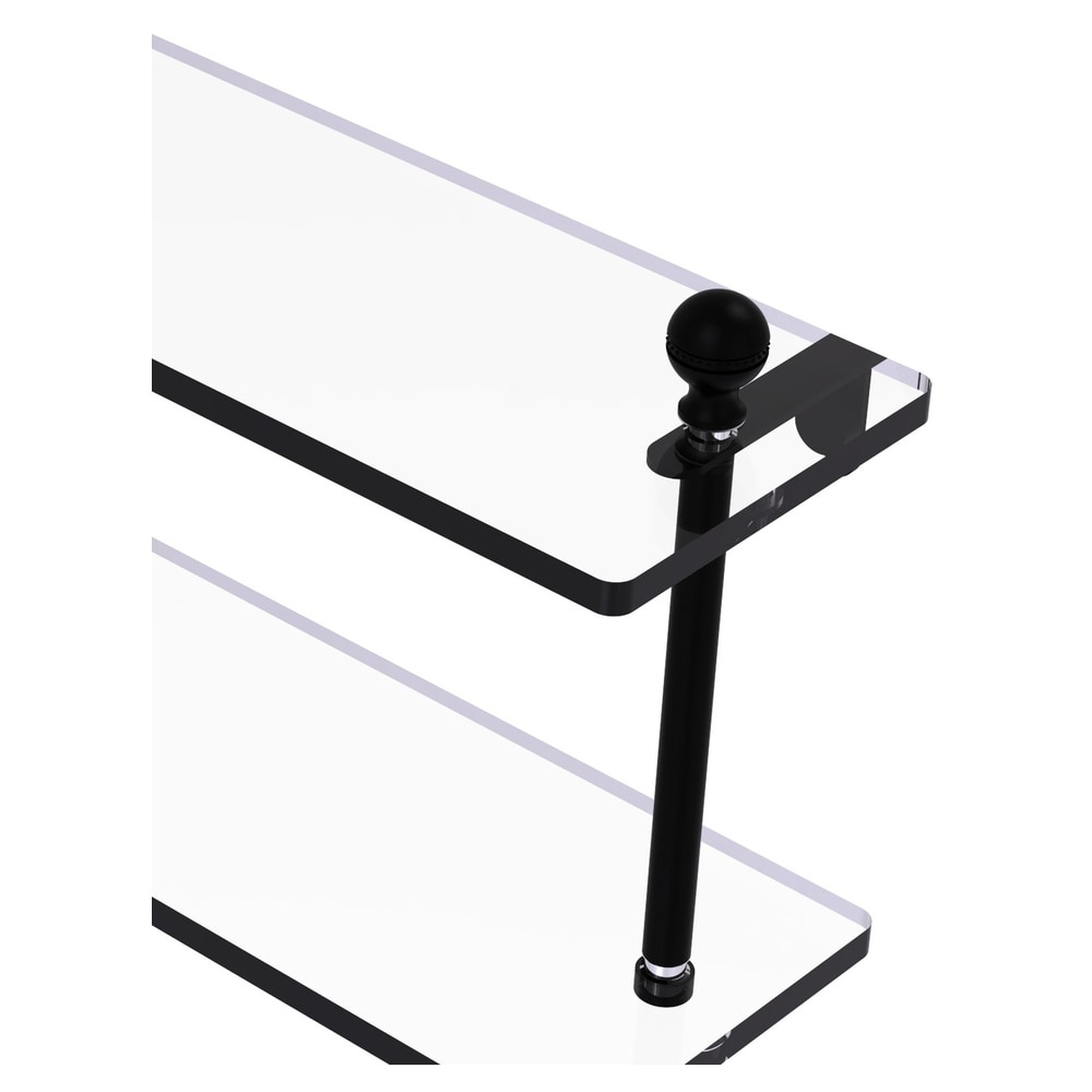 Allied Brass MA-2/22-BKM Bathroom-Shelves - View #2